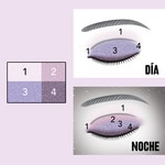 paleta de sombra de ojos Colorstay Day To Night larga duración 4 Colores 530 Seductive