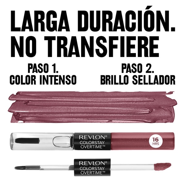 barra de labios líquida Colorstay Overtime color y brillo 16 h nº 5 Infinite Rapsberry