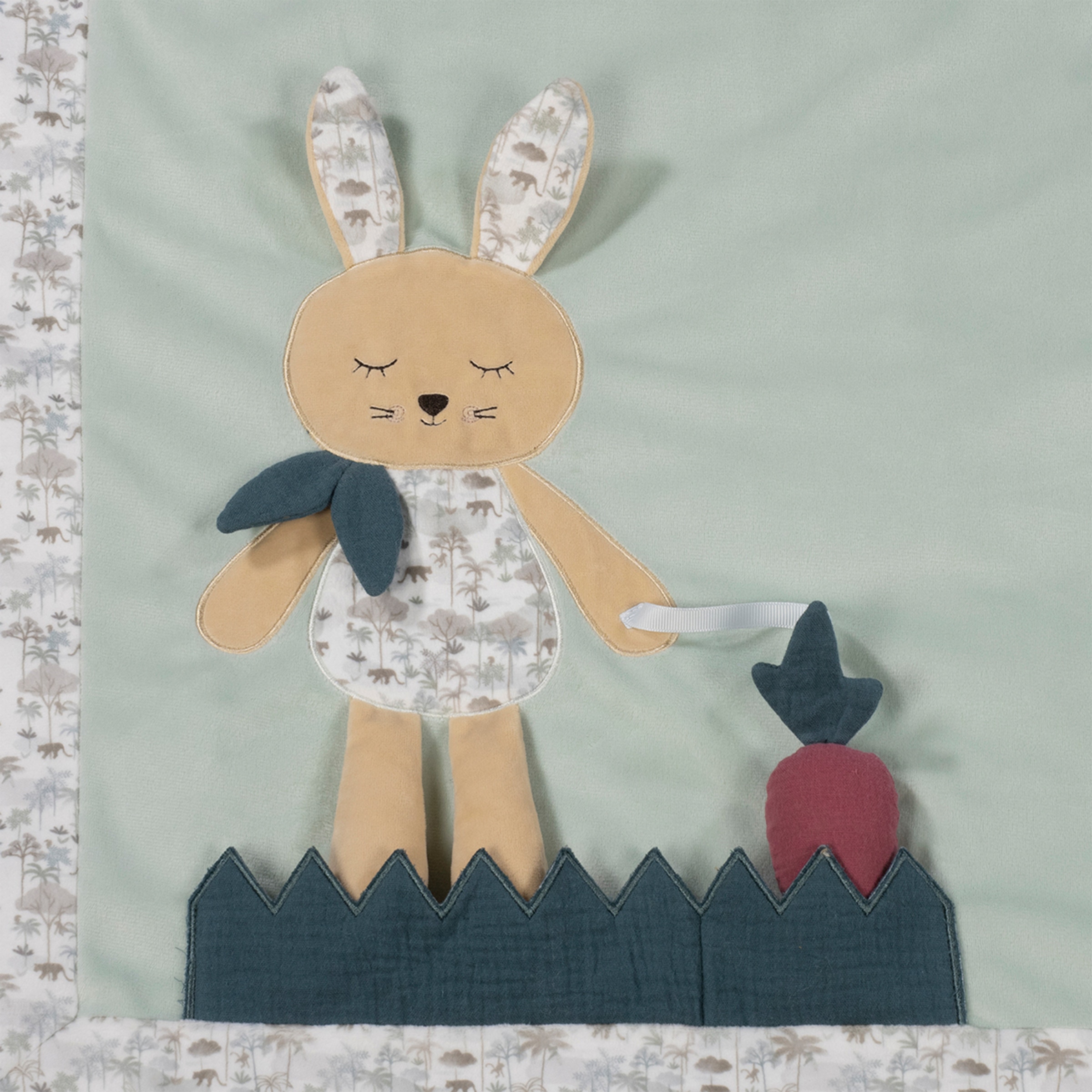 Tapete de Atividades sem Arco Mr&Mrs Rabbit Verde Água-2