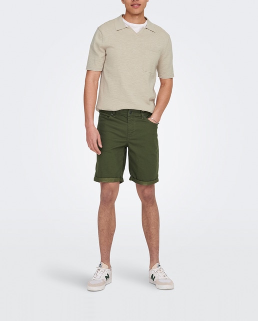 Imagen 0 de Pantalón bermuda de hombre tipo chino