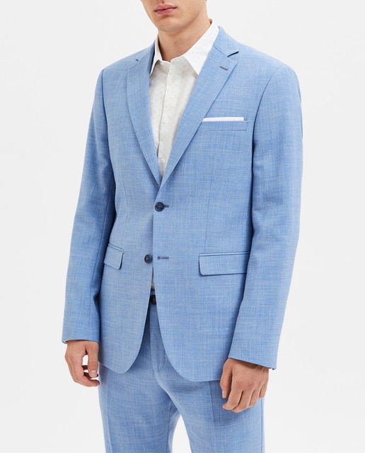 Imagen 0 de Chaqueta de traje de hombre Slim Fit lino