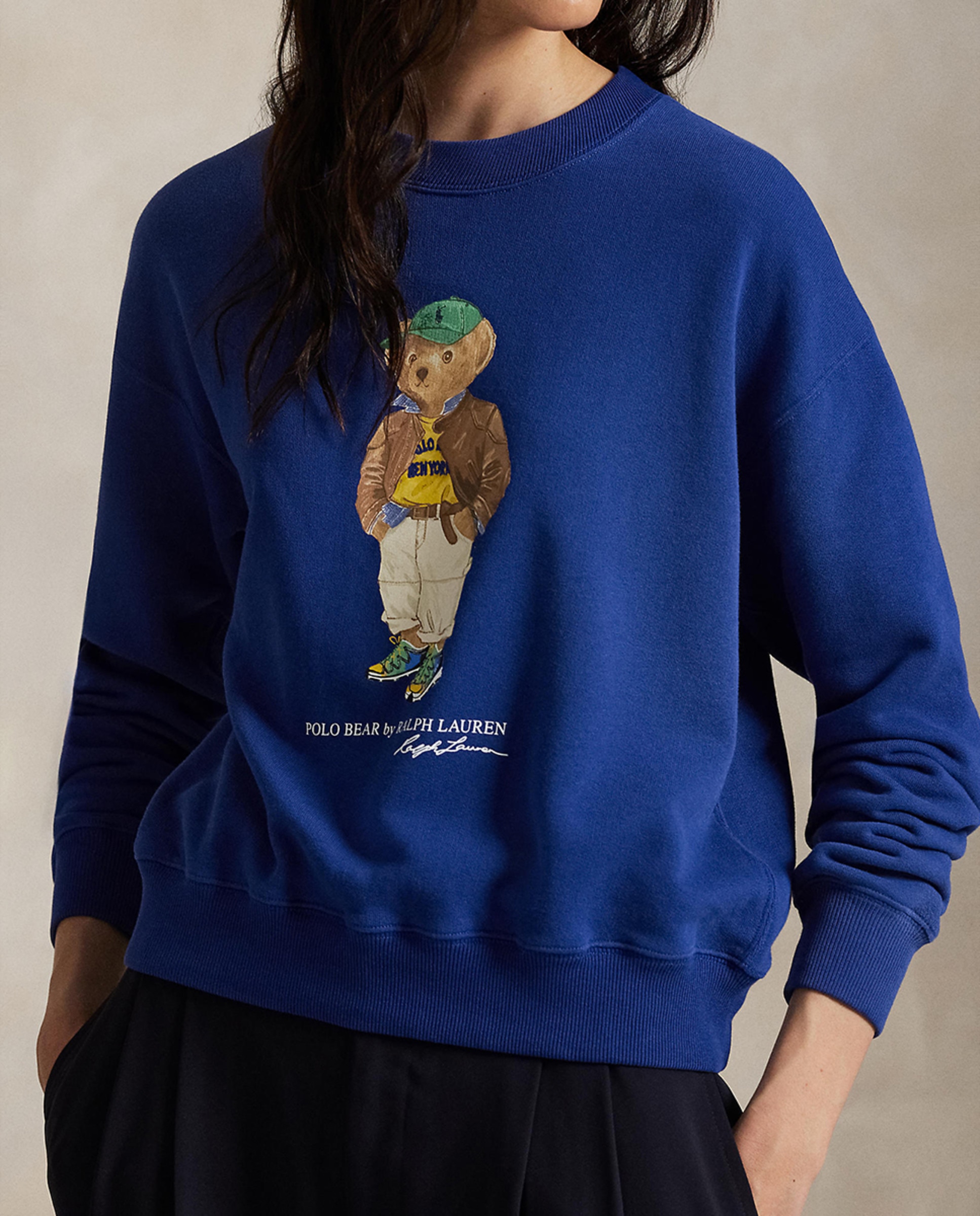 Sudadera de mujer de felpa con Polo Bear · Polo Ralph Lauren · El