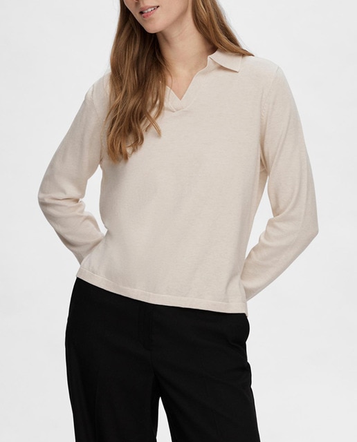 Imagen 0 de Polo de mujer punto de manga larga