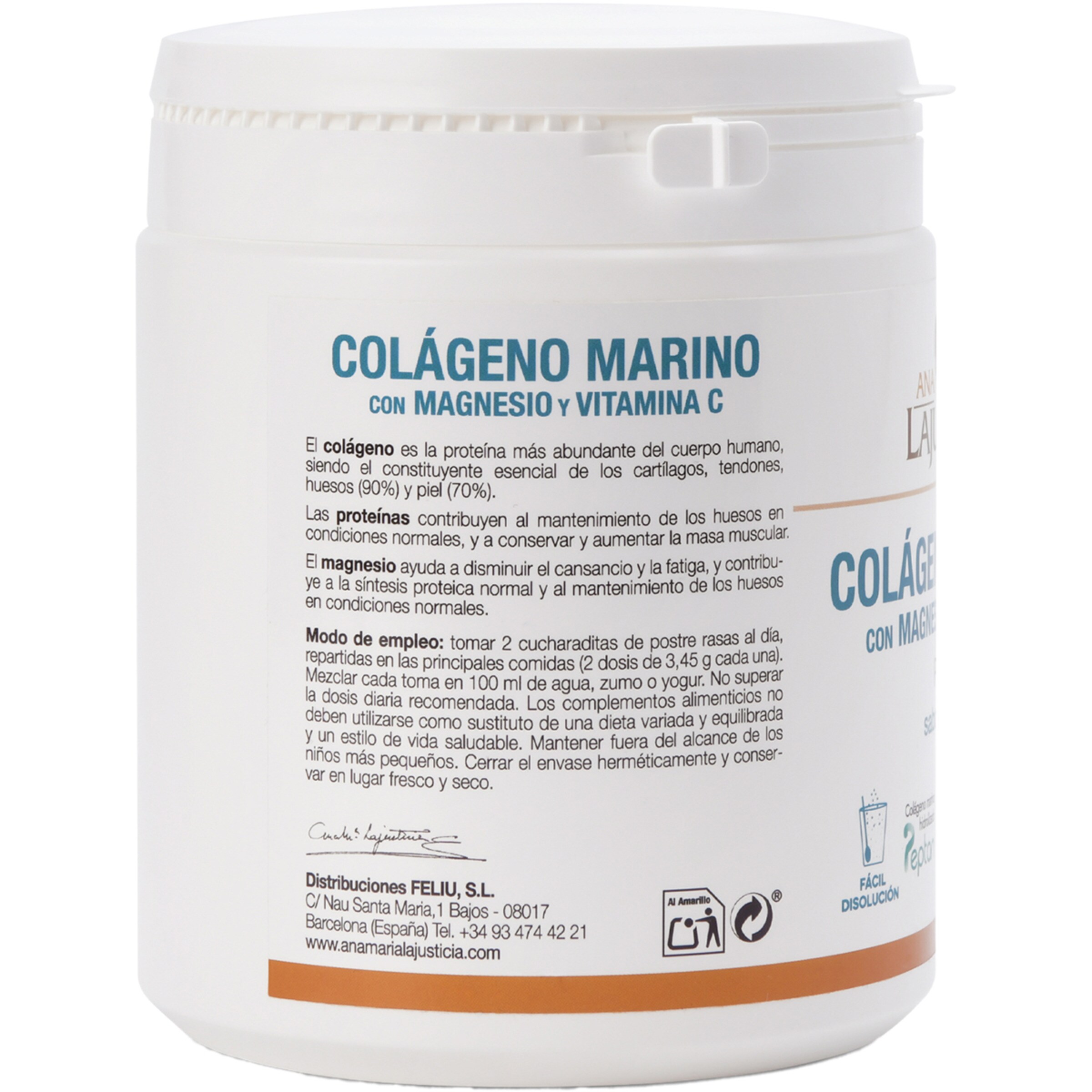 Comprar Colágeno marino con Magnesio y Vitamina C en polvo sabor sandía ...