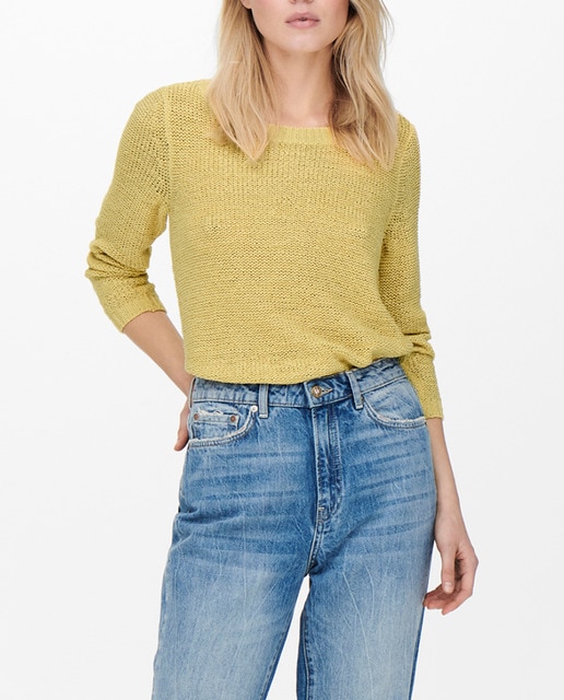 Imagen 0 de Jersey de mujer de manga larga y cuello redondo