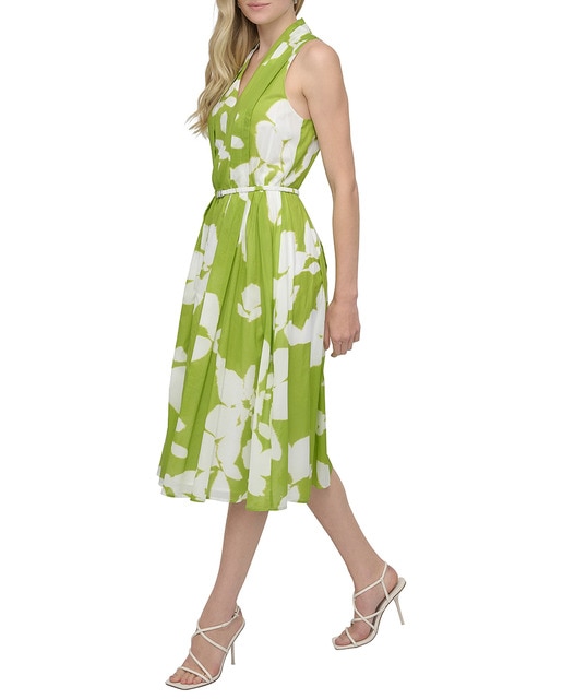 Imagem 0 de Vestido Midi de Gola Halter