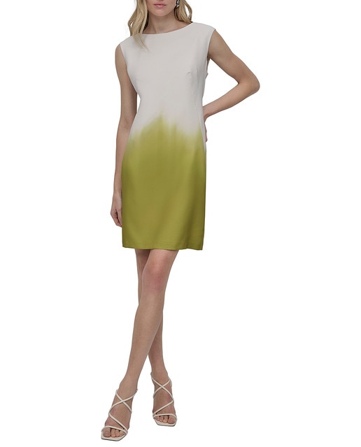 Imagem 0 de Vestido Midi sem Mangas com Decote Redondo