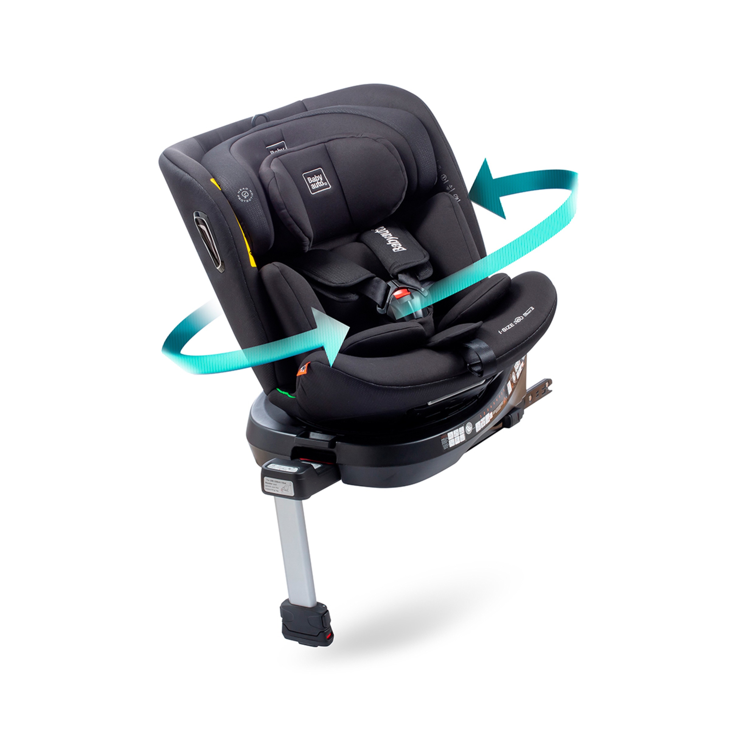 Silla de coche aitana i fix leg support (40-150cm) Negro-2