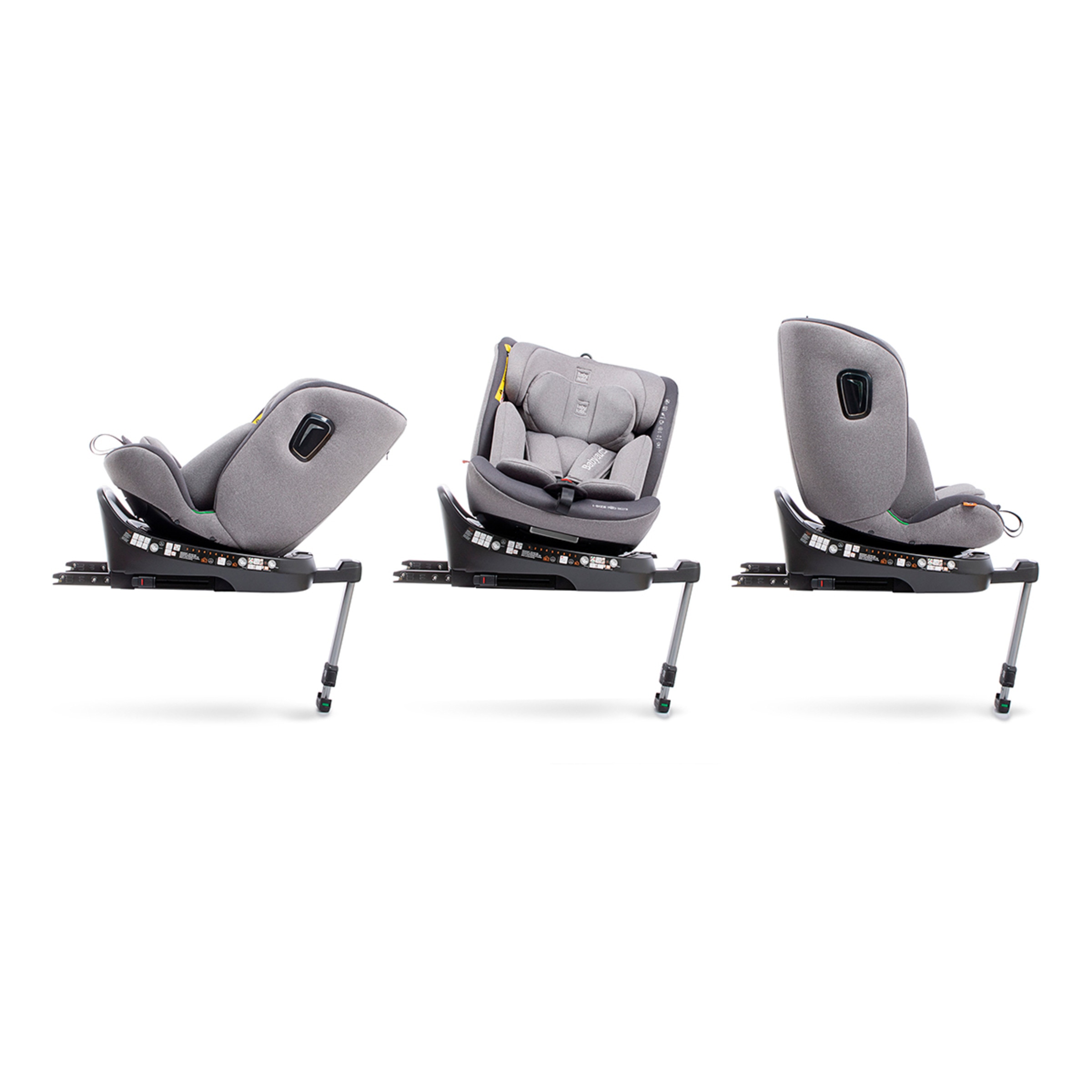Silla de coche aitana i fix leg support (40-150cm) Gris oscuro-3