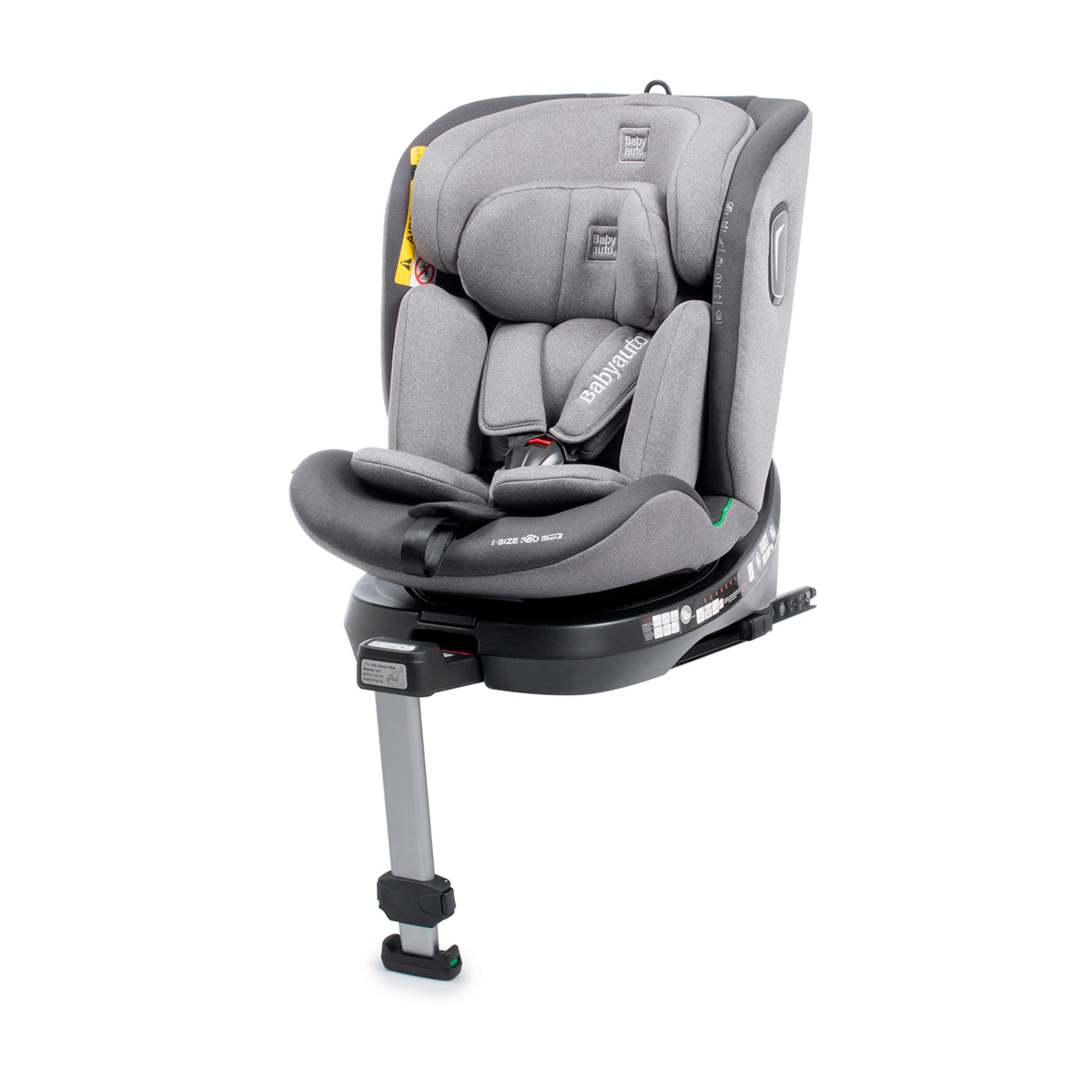 Silla de coche aitana i fix leg support (40-150cm) Gris oscuro-1