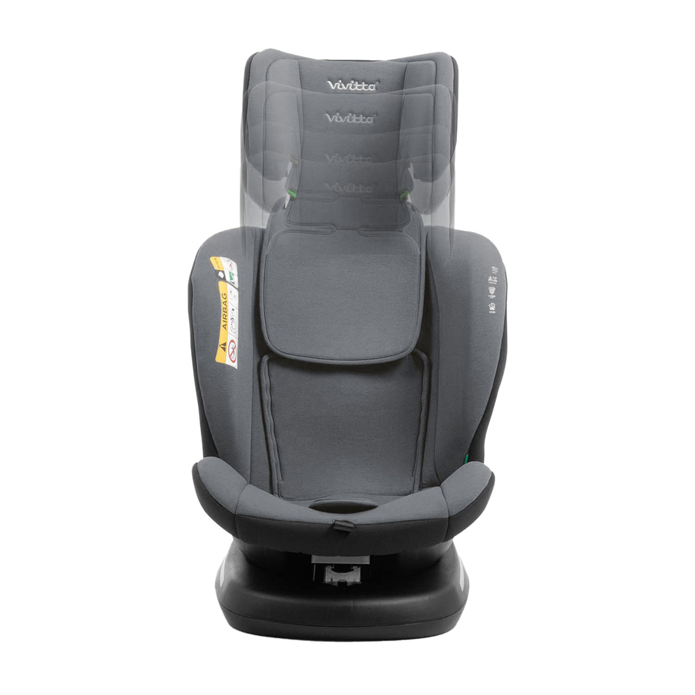 Silla de coche sanna ibelt (40-150cm) Gris-8