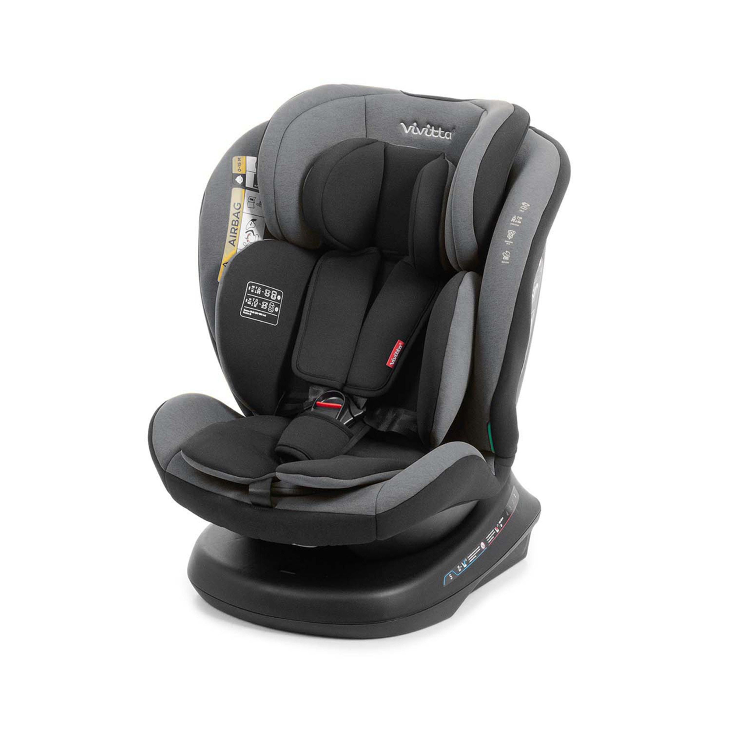 Silla de coche sanna ibelt (40-150cm) Gris-3