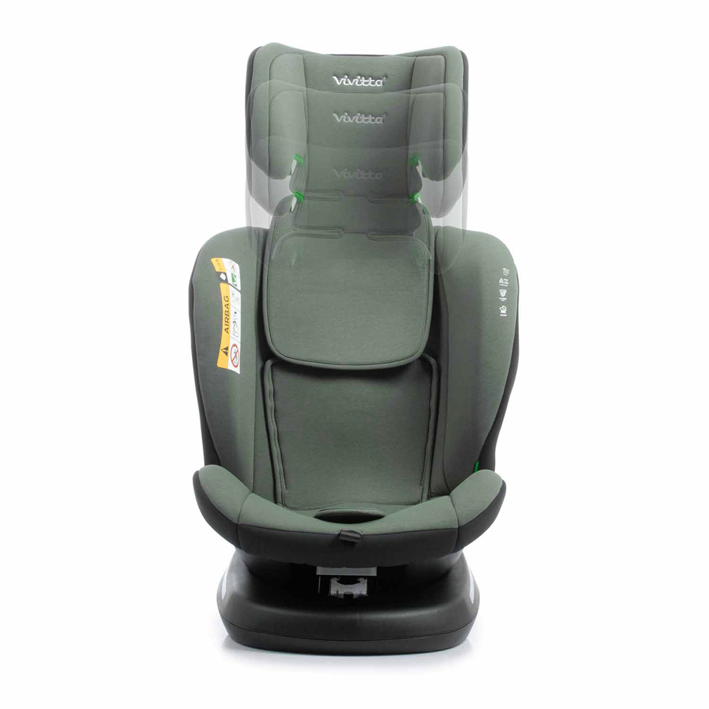 Silla de coche sanna ibelt (40-150cm) Verde oscuro-6
