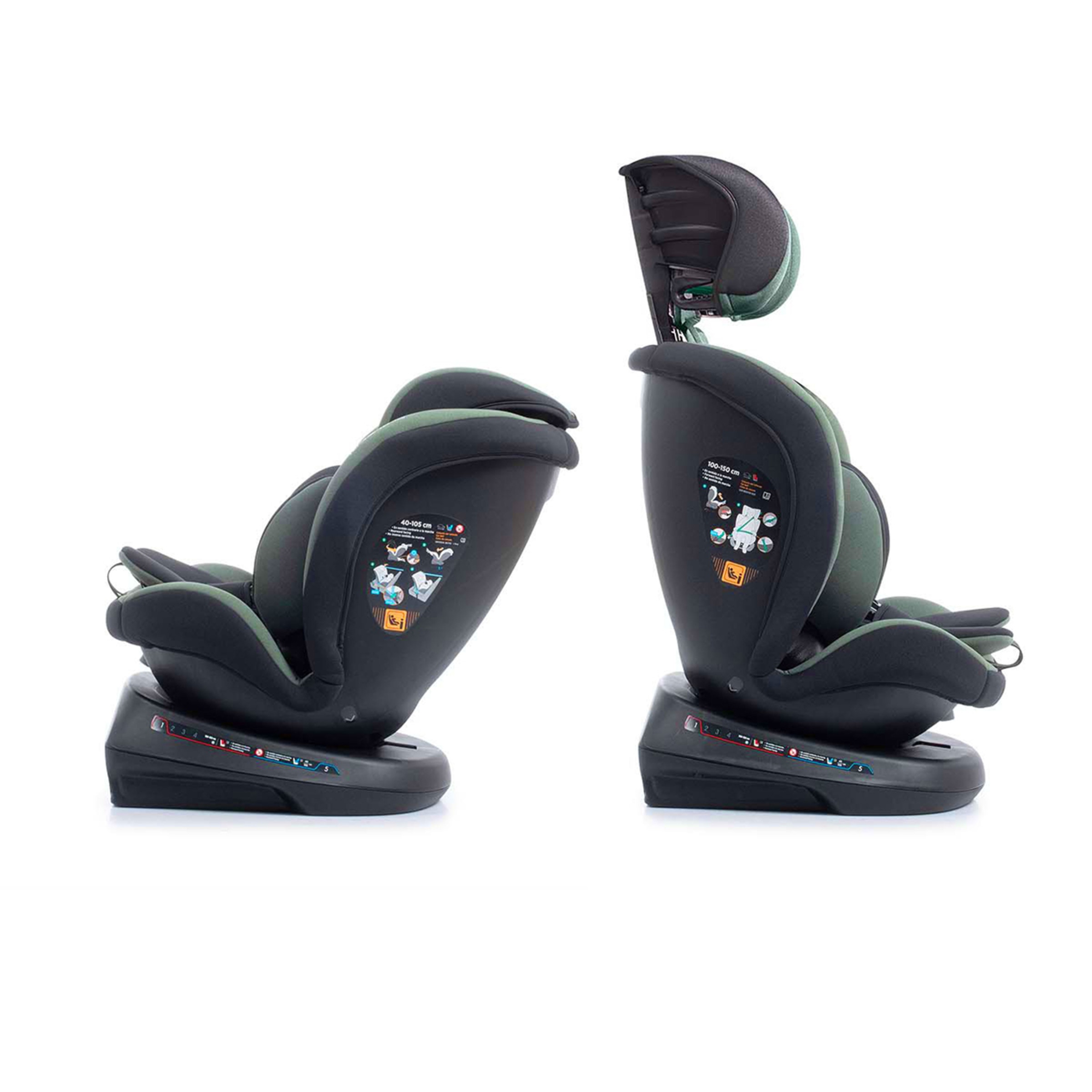 Silla de coche sanna ibelt (40-150cm) Verde oscuro-5