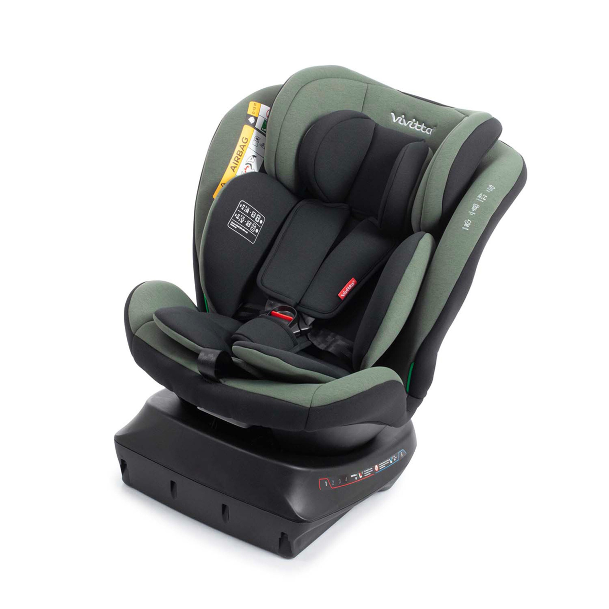 Silla de coche sanna ibelt (40-150cm) Verde oscuro-3