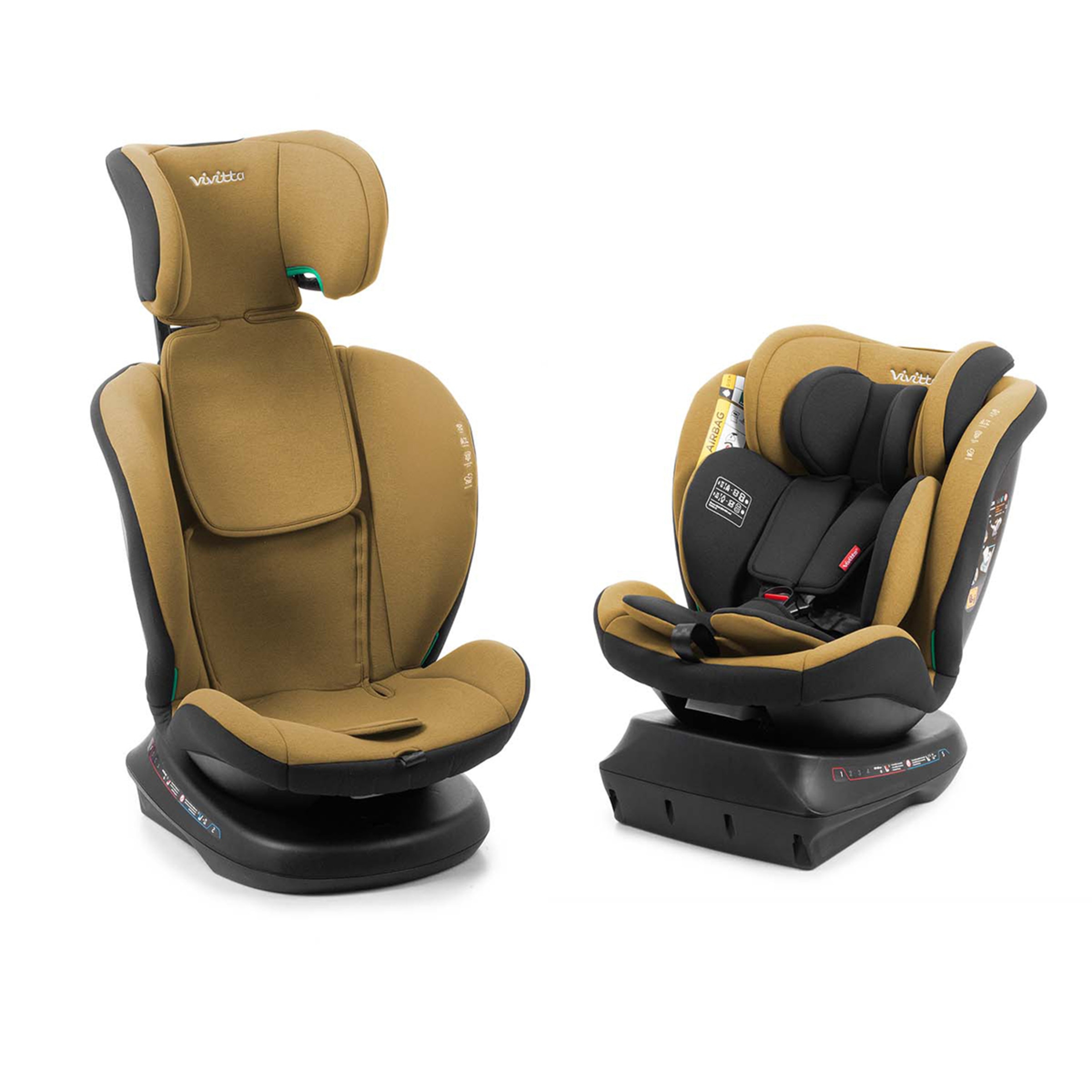 Silla de coche sanna ibelt (40-150cm) Mostaza-7