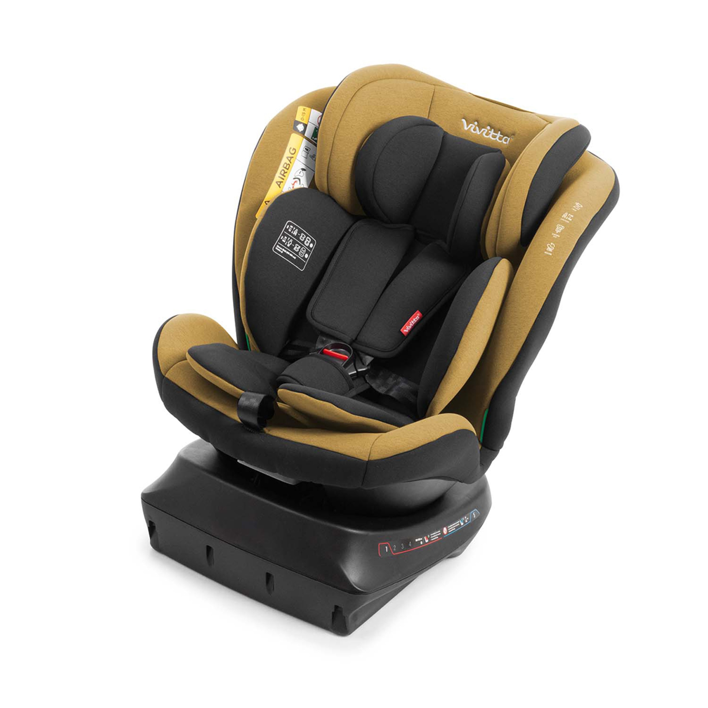 Silla de coche sanna ibelt (40-150cm) Mostaza-6