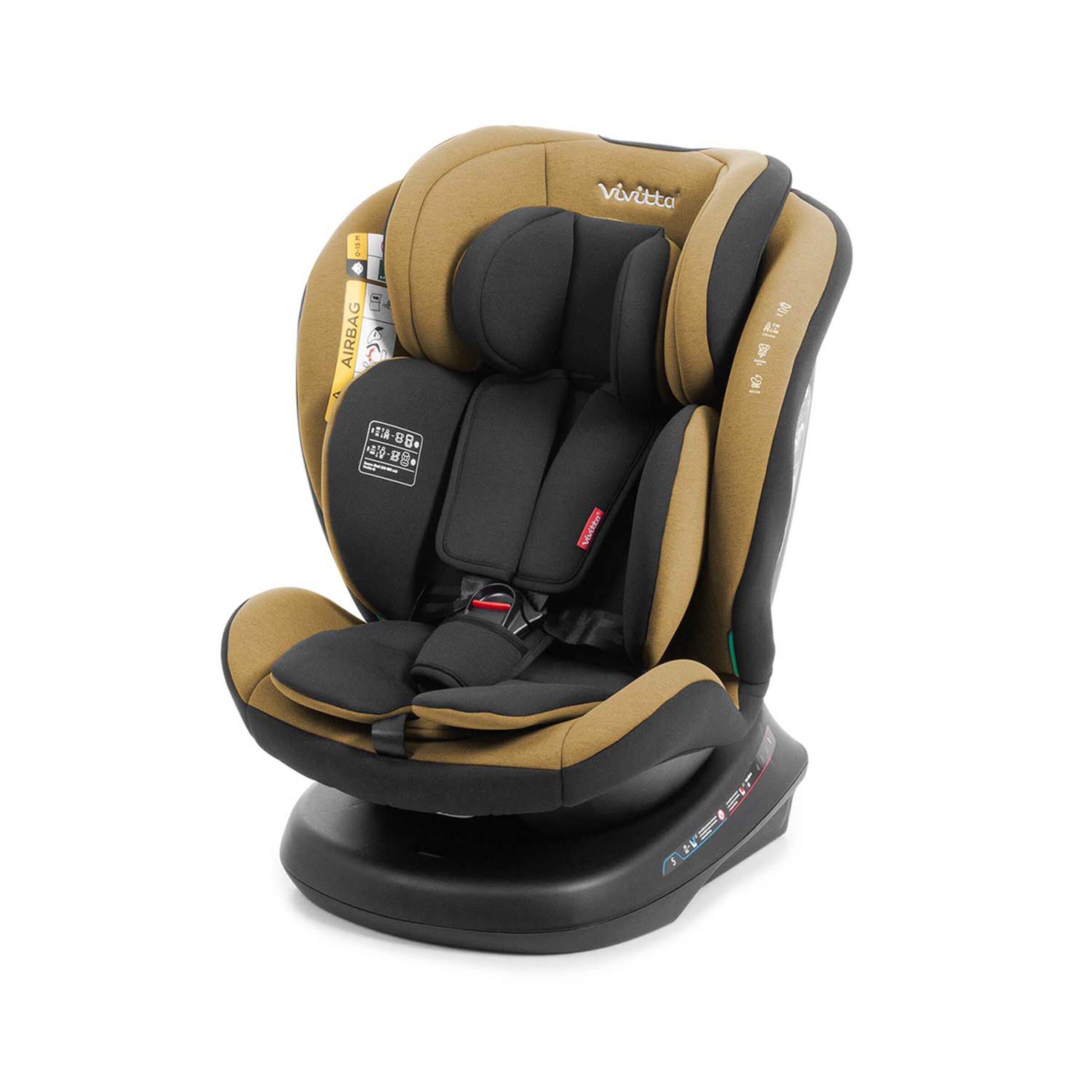 Silla de coche sanna ibelt (40-150cm) Mostaza-5