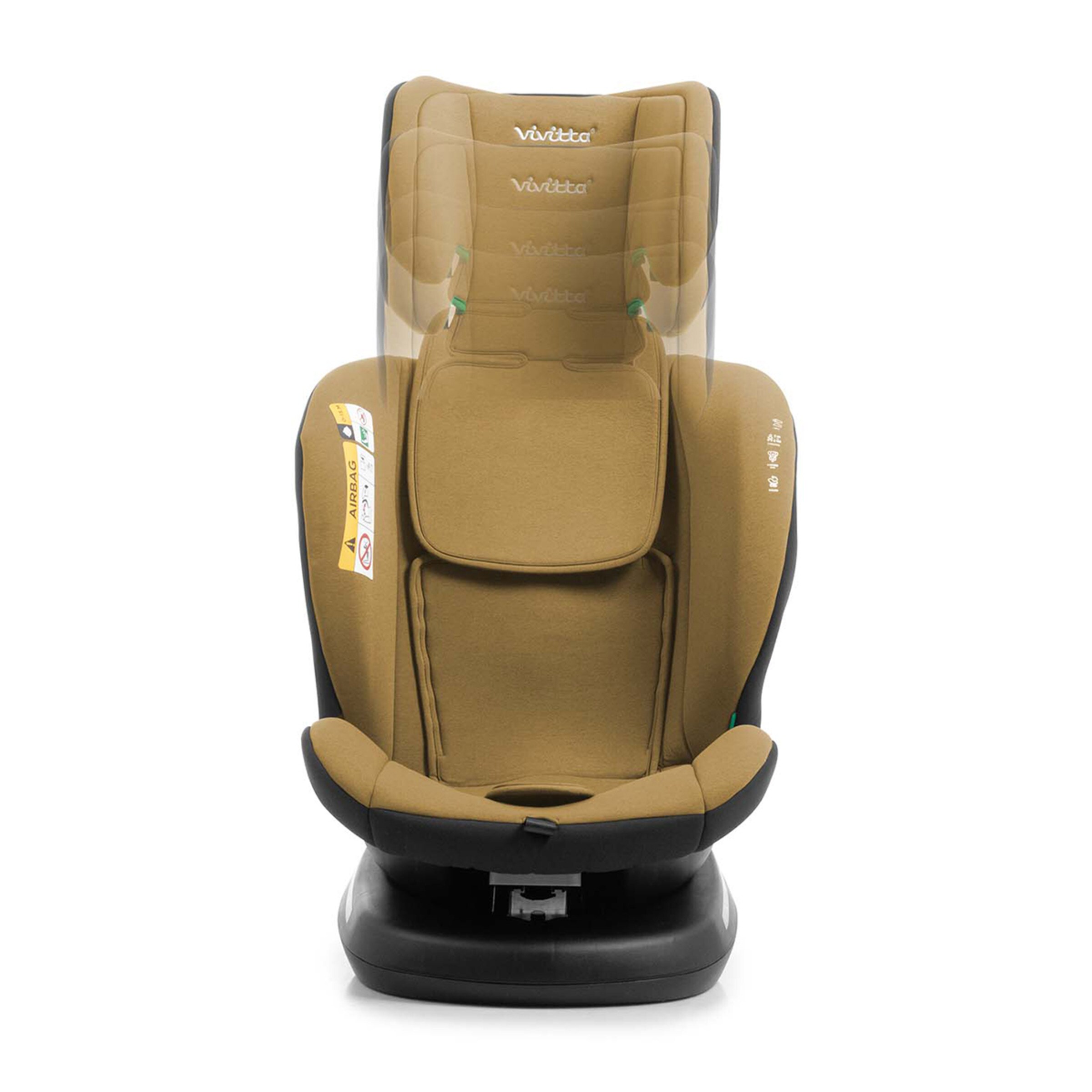 Silla de coche sanna ibelt (40-150cm) Mostaza-3