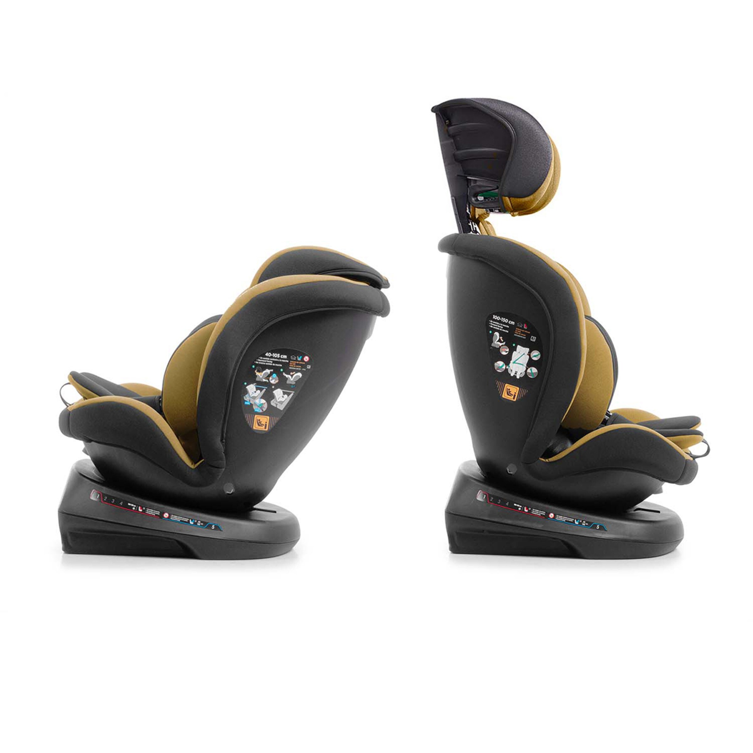 Silla de coche sanna ibelt (40-150cm) Mostaza-2