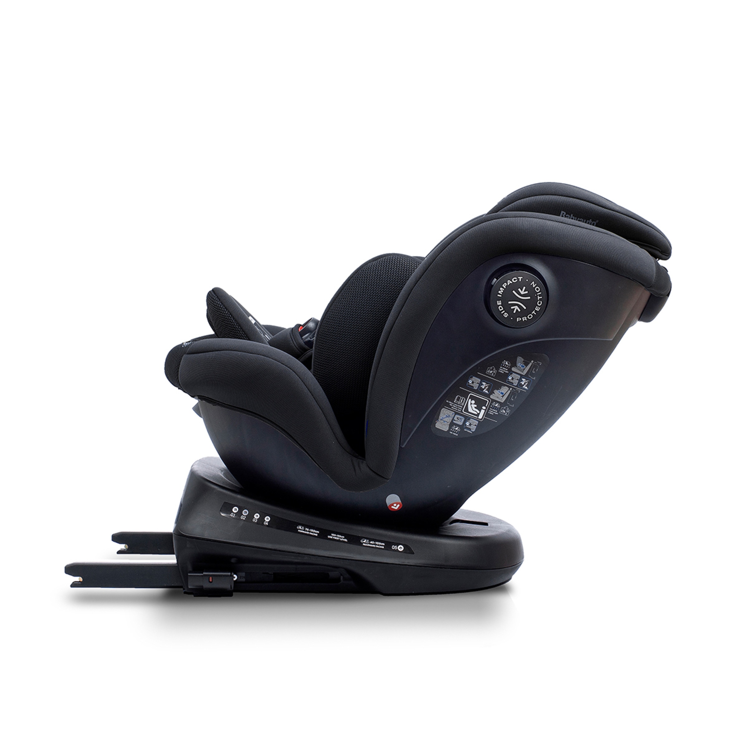 Slla de coche valora i fix tt (40-150cm) Negro-6