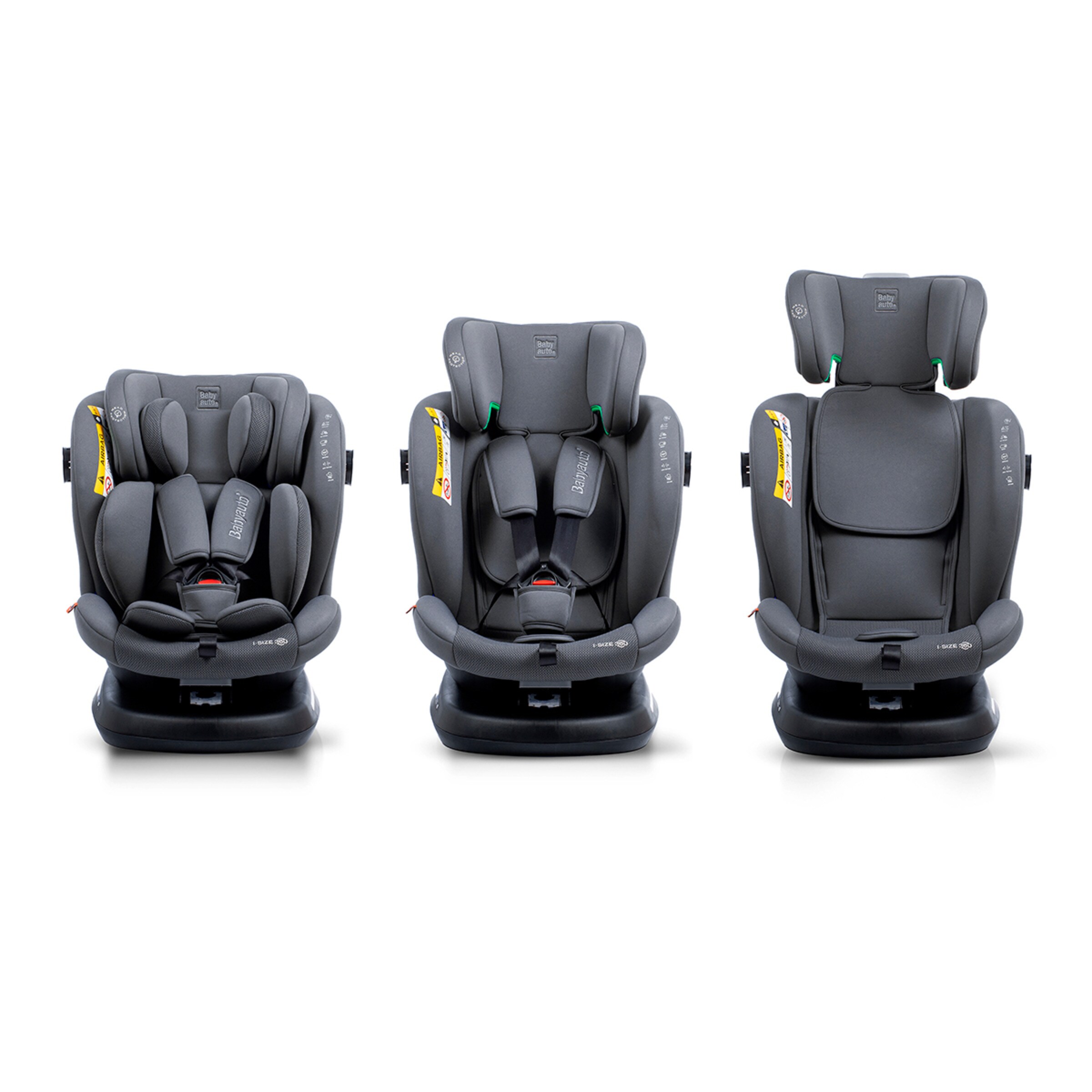 Silla de coche valora i fix tt (40-150cm) Gris-8