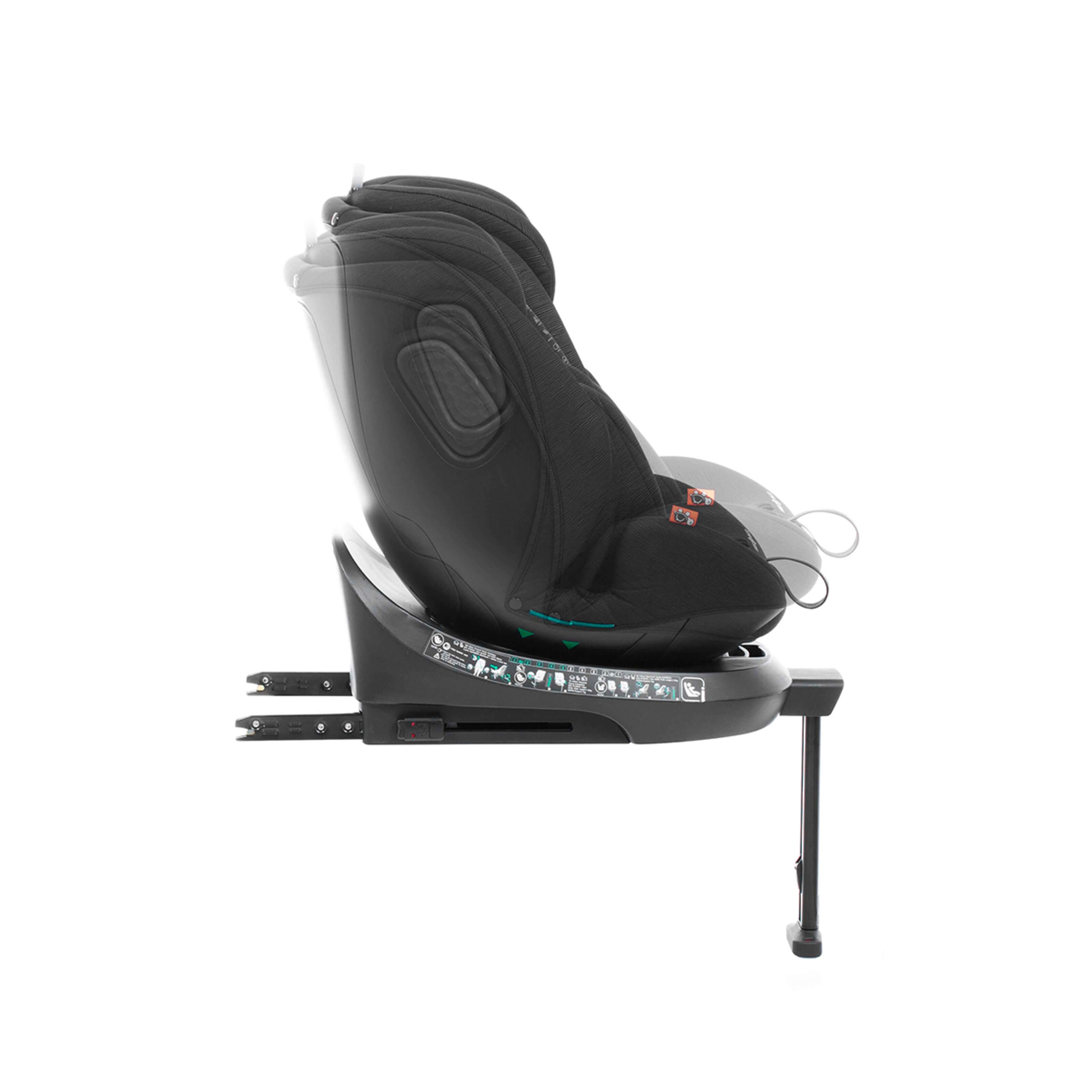 Silla de coche core i fix leg support (40-150cm) Negro-9