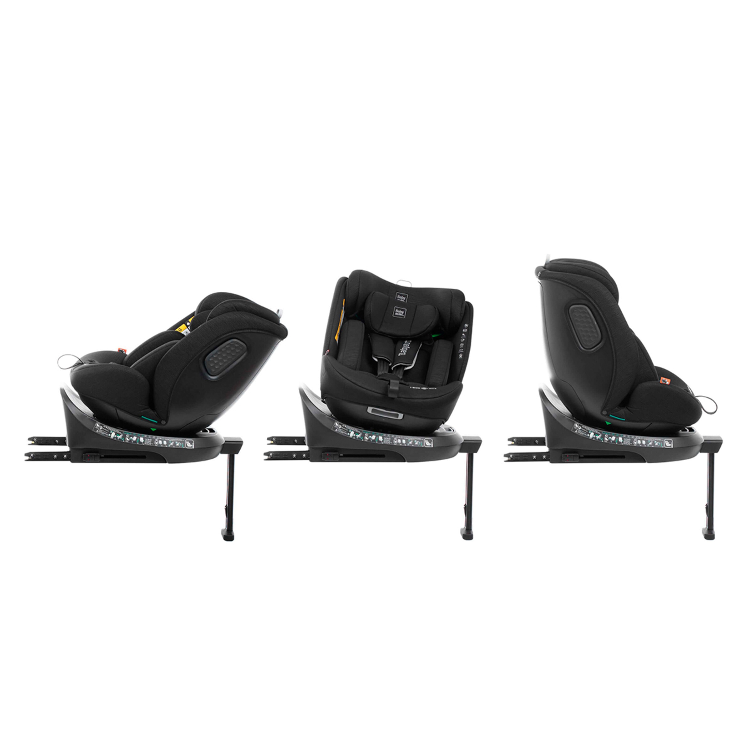 Silla de coche core i fix leg support (40-150cm) Negro-8