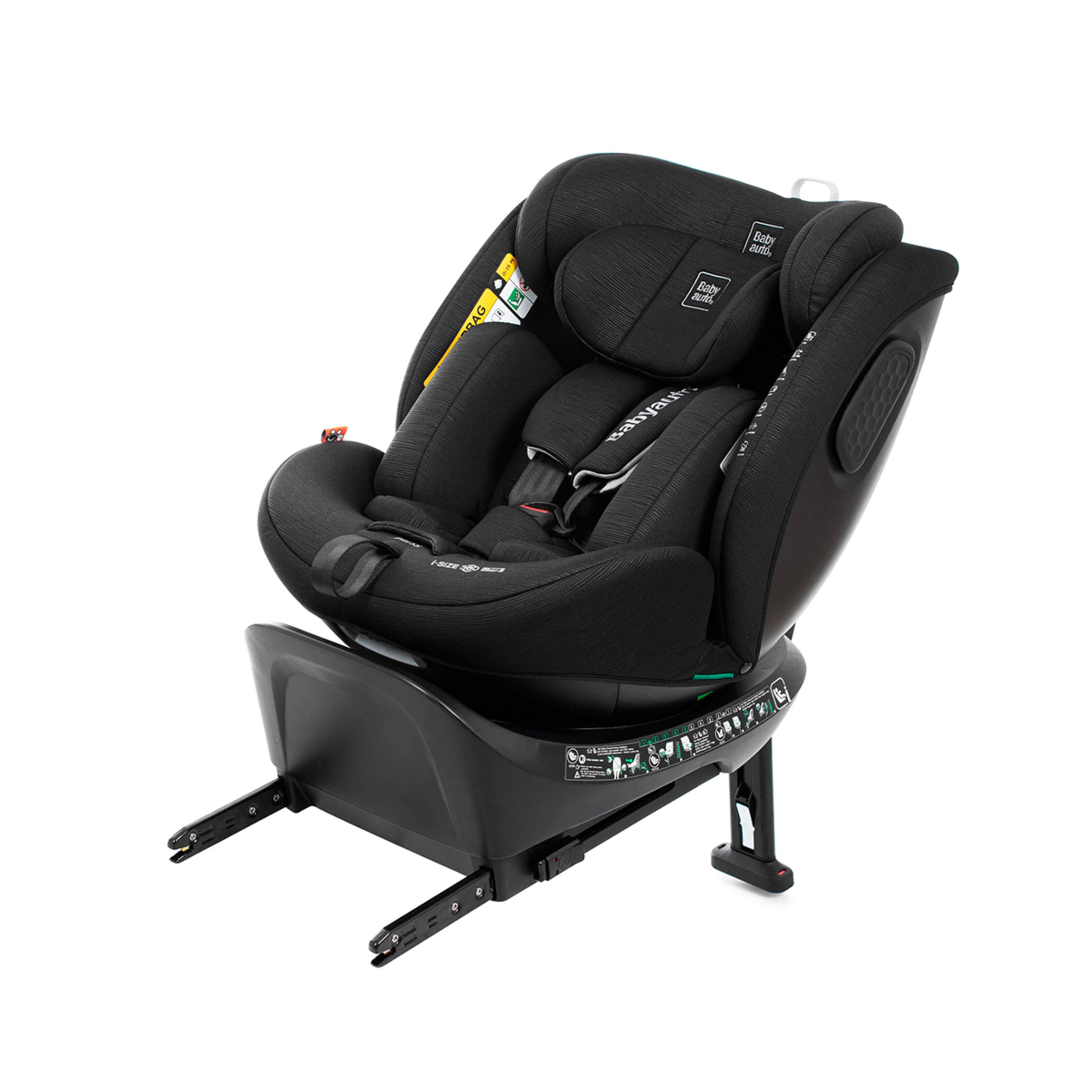 Silla de coche core i fix leg support (40-150cm) Negro-4
