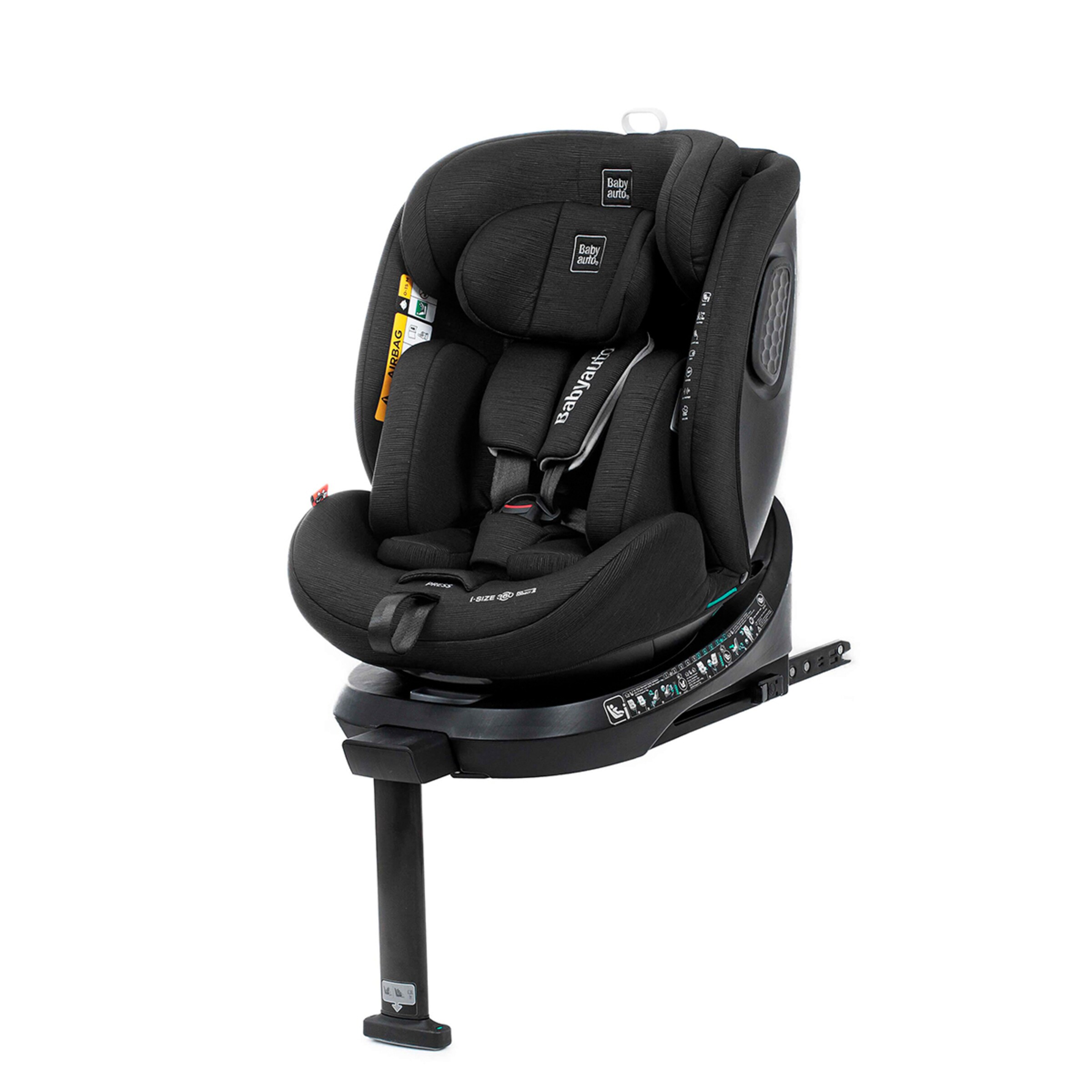 Silla de coche core i fix leg support (40-150cm) Negro-2