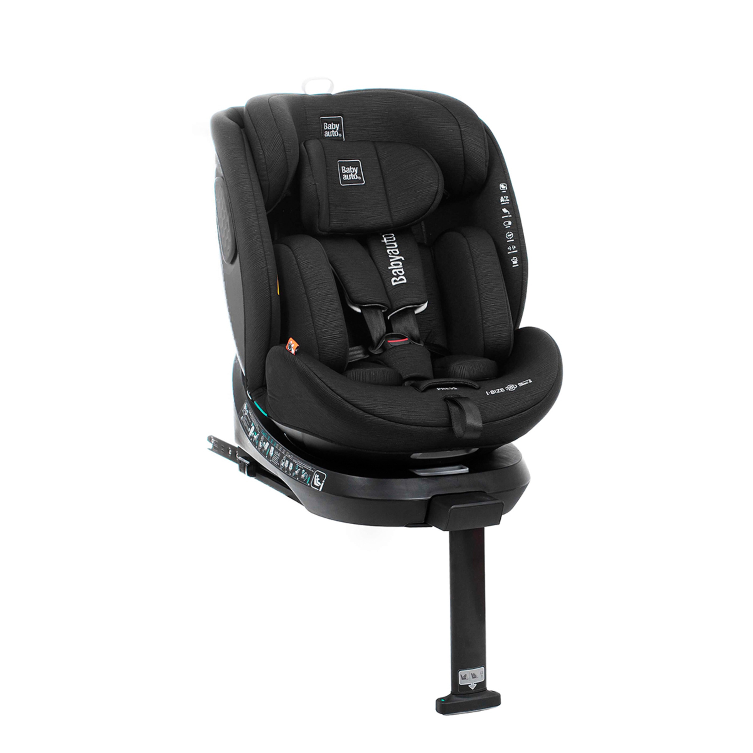 Silla de coche core i fix leg support (40-150cm) Negro-1