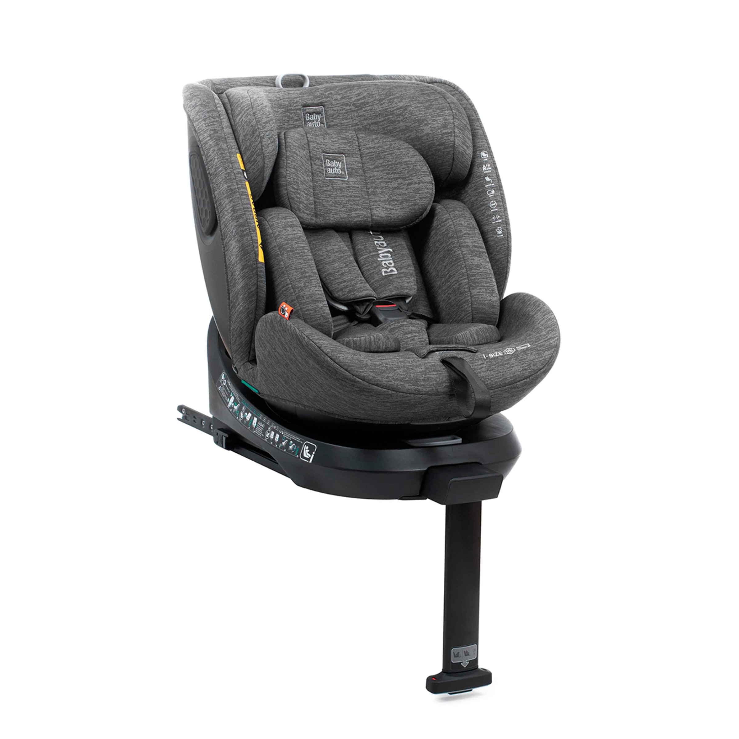 Silla de coche core i fix leg support (40-150cm) Granate-1