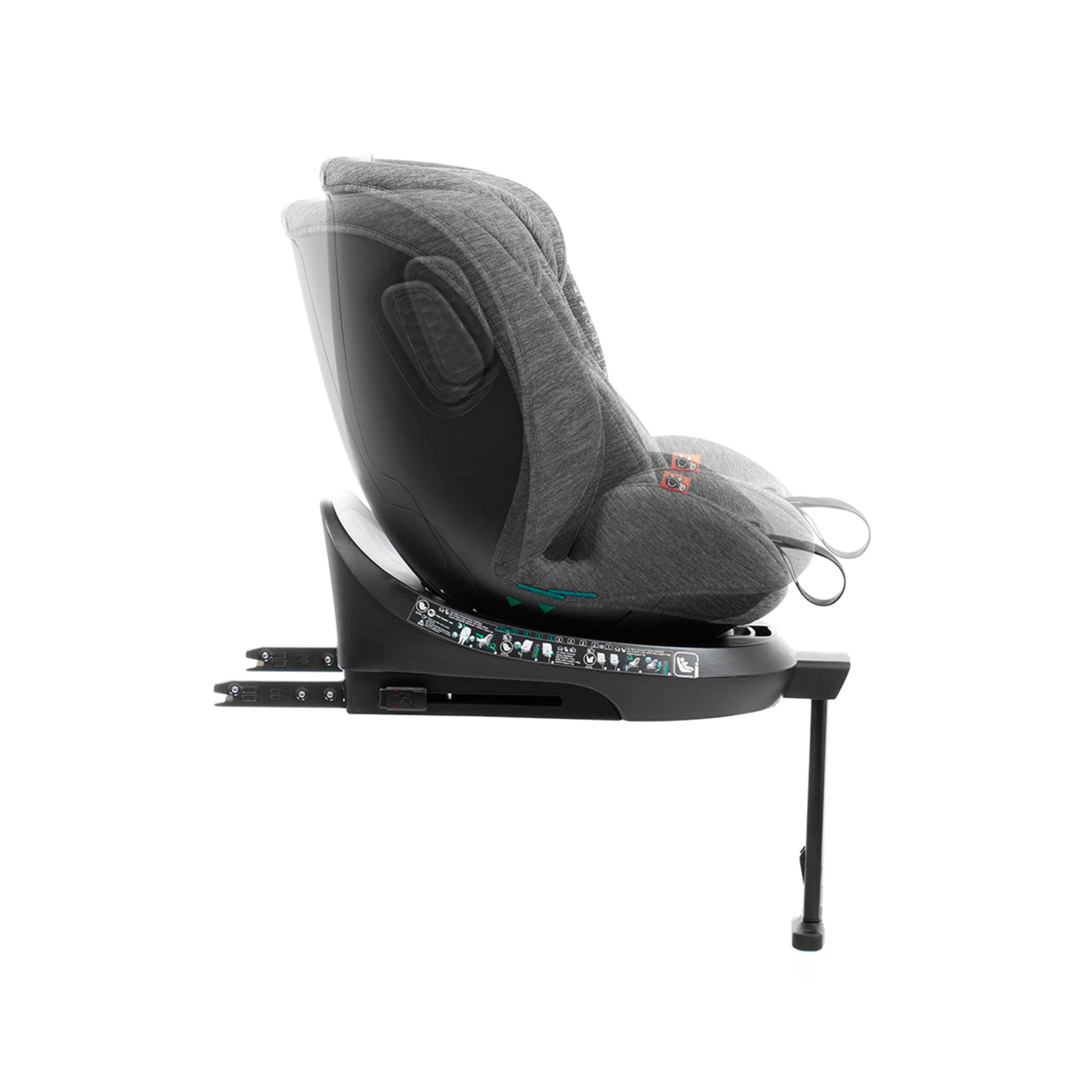 Silla de coche core i fix leg support (40-150cm) Granate-10