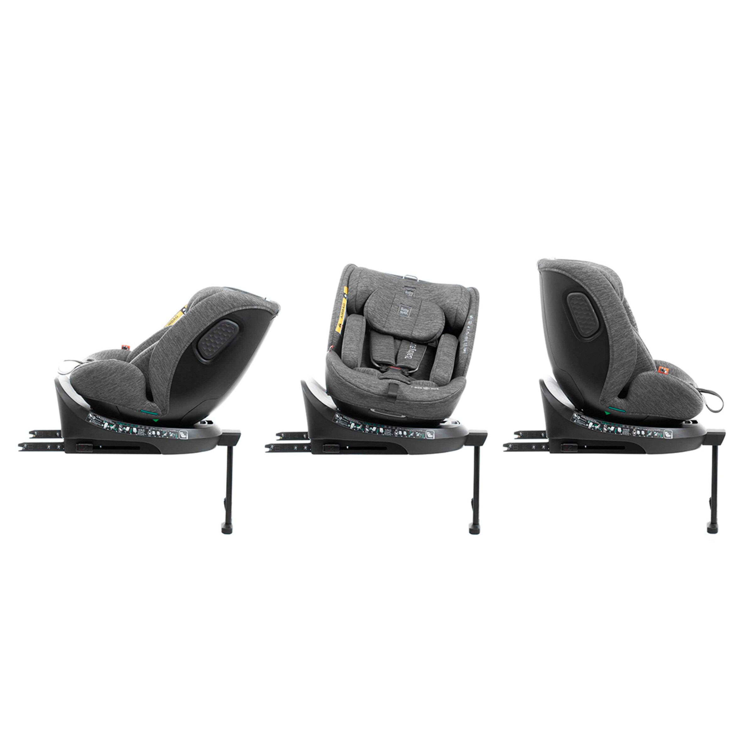 Silla de coche core i fix leg support (40-150cm) Granate-9