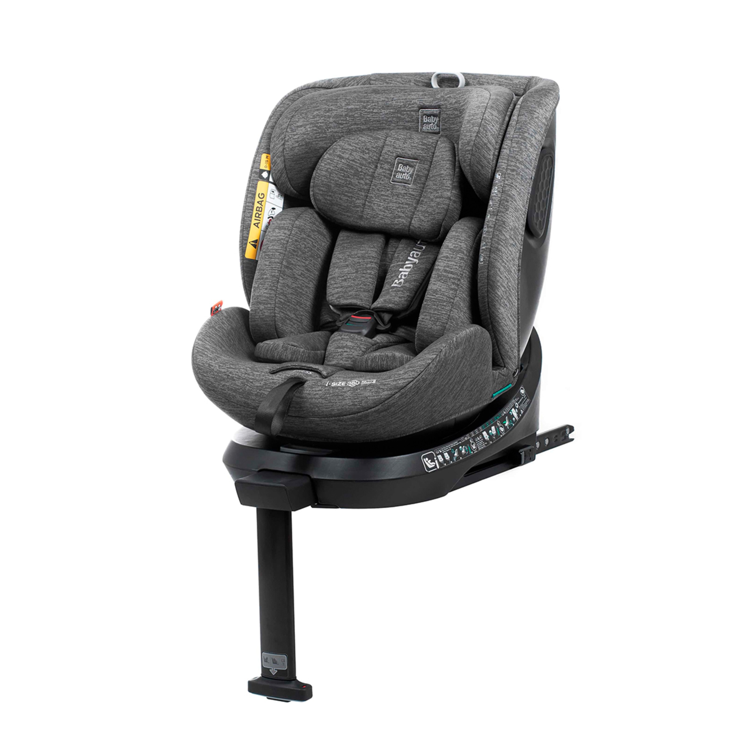 Silla de coche core i fix leg support (40-150cm) Granate-6