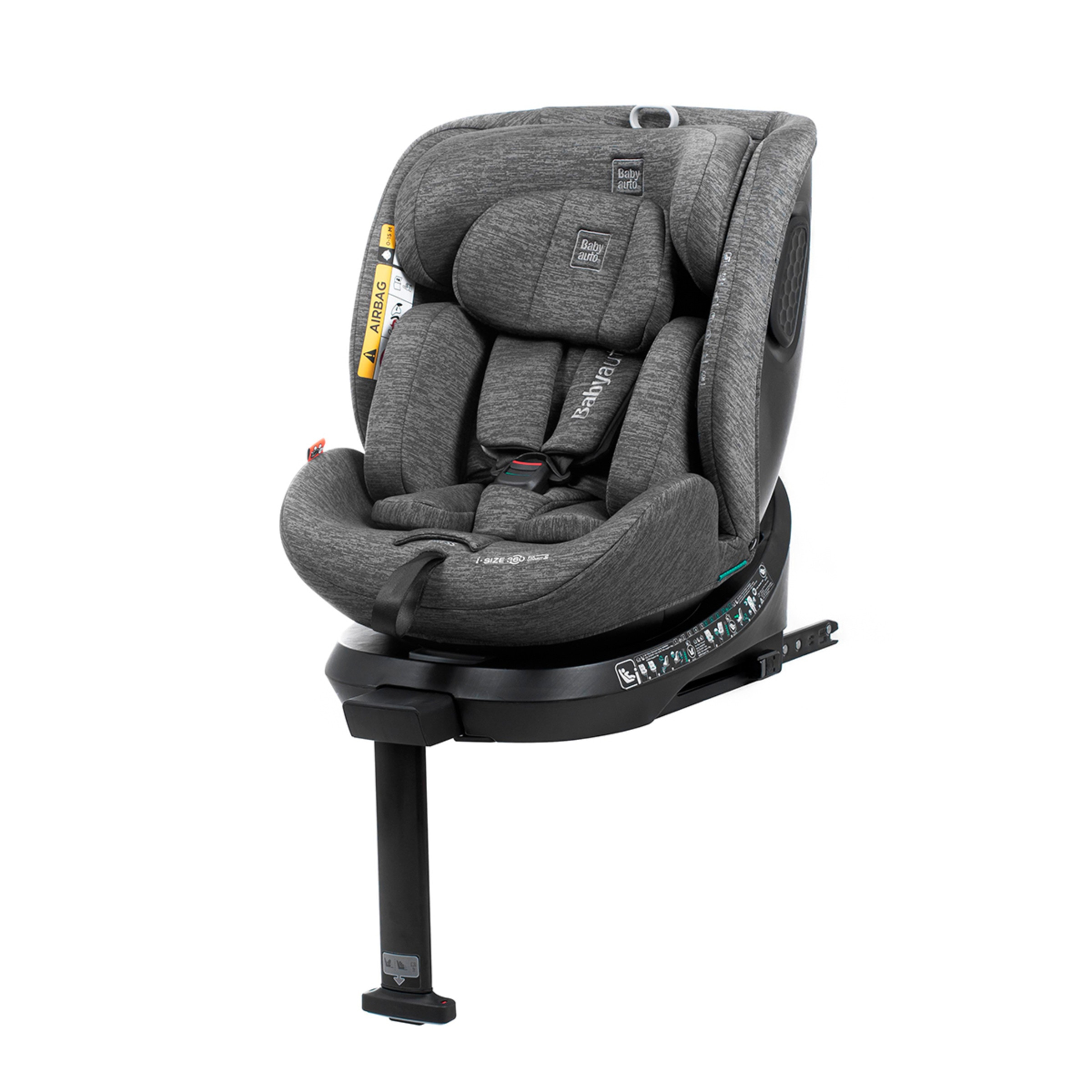 Silla de coche core i fix leg support (40-150cm) Granate-5