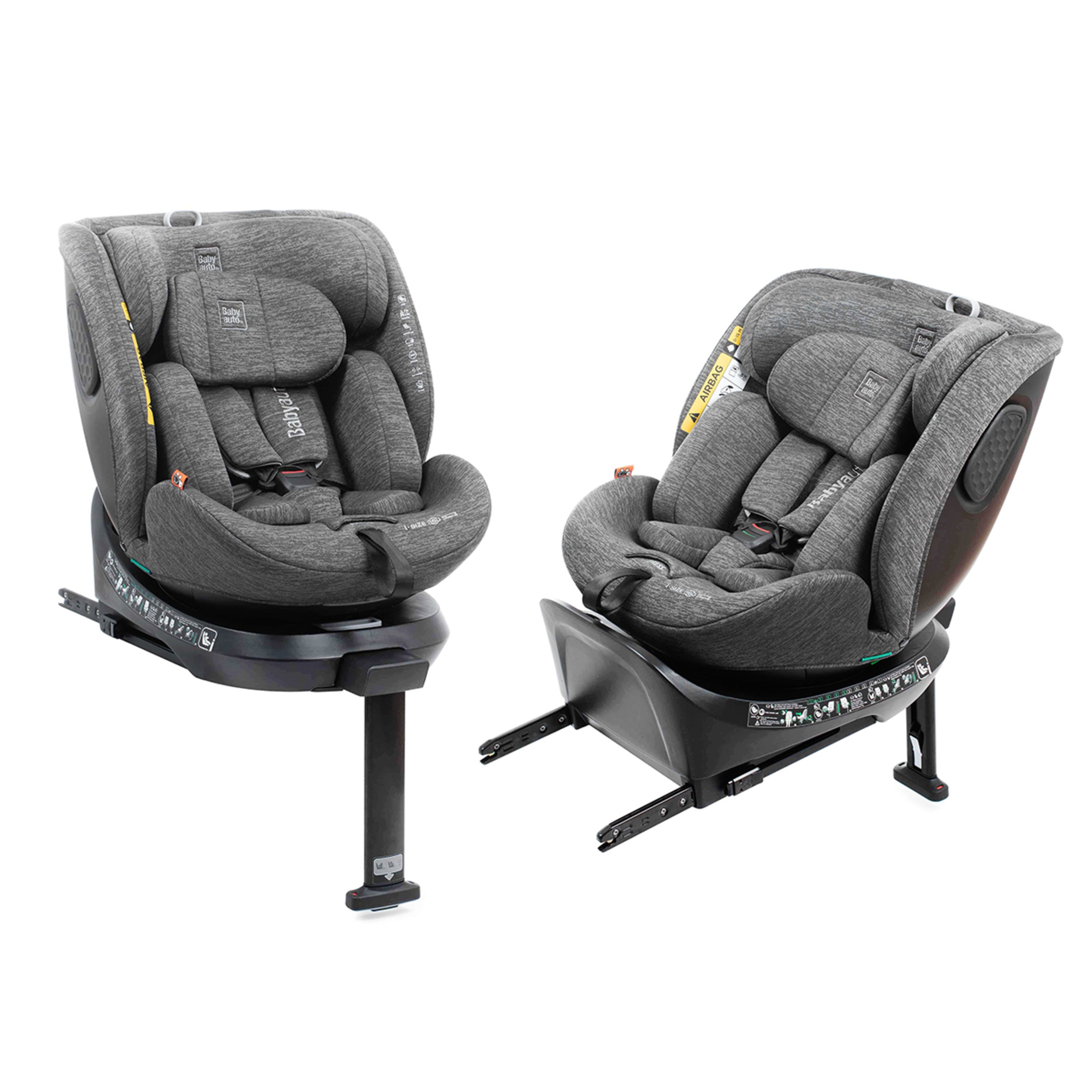 Silla de coche core i fix leg support (40-150cm) Granate-4