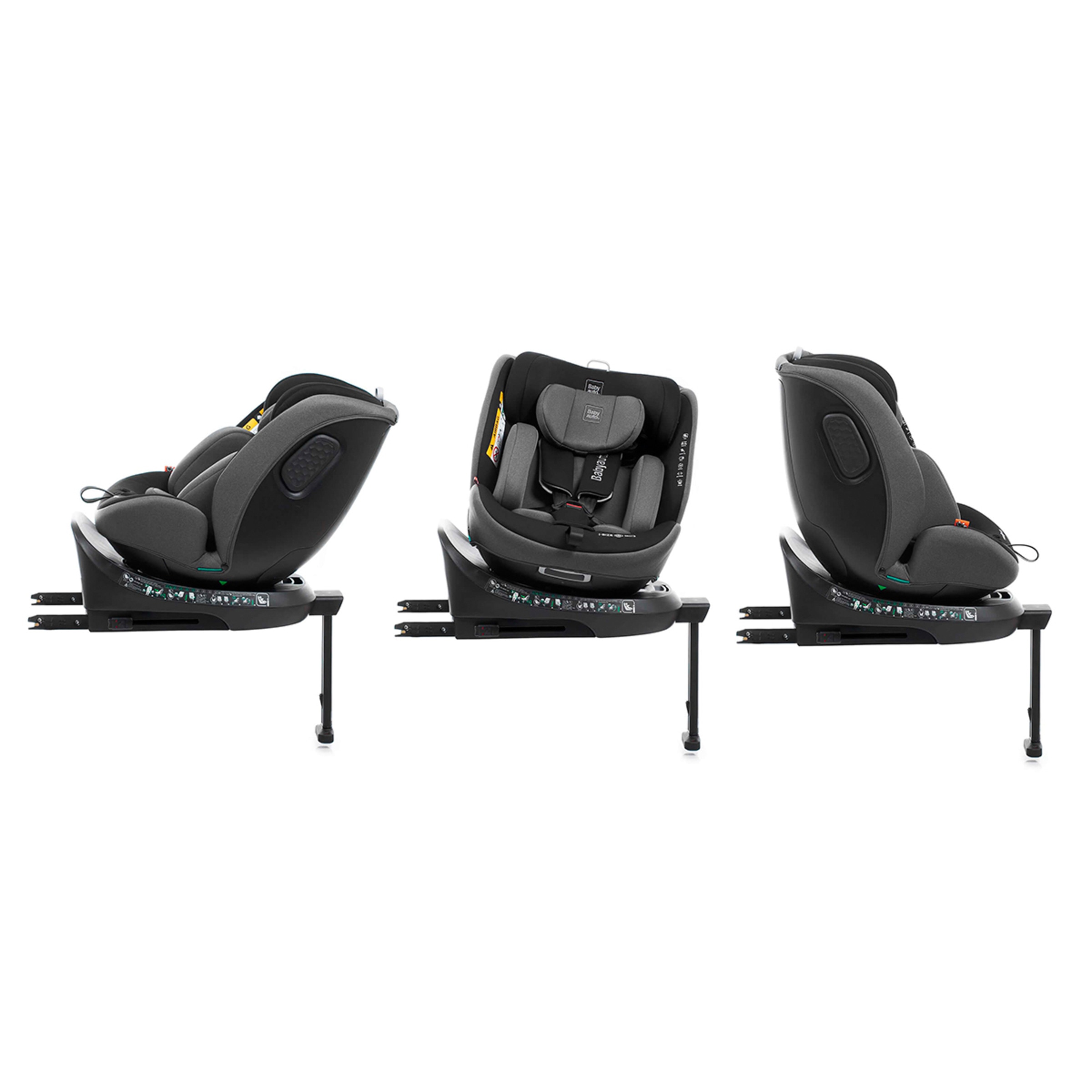 Silla de coche core i fix leg support (40-150cm) Negro-7