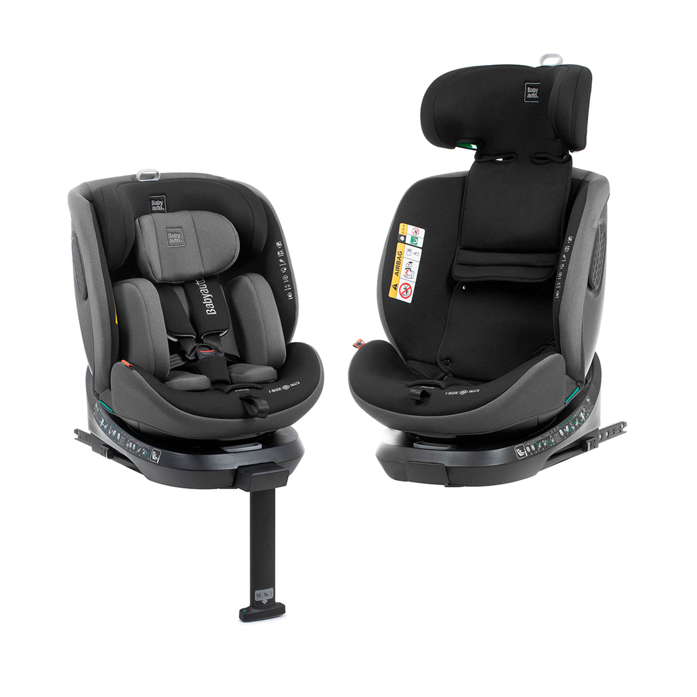 Silla de coche core i fix leg support (40-150cm) Negro-5