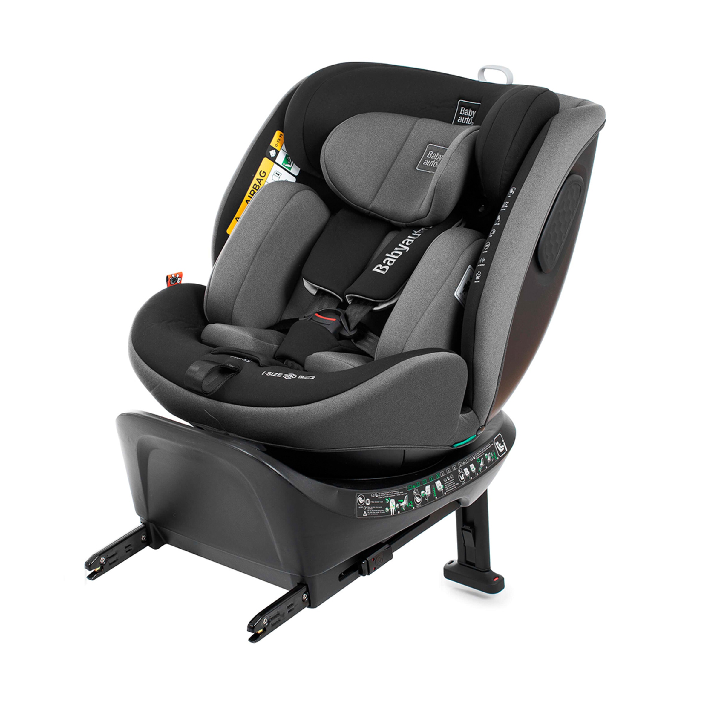 Silla de coche core i fix leg support (40-150cm) Negro-4