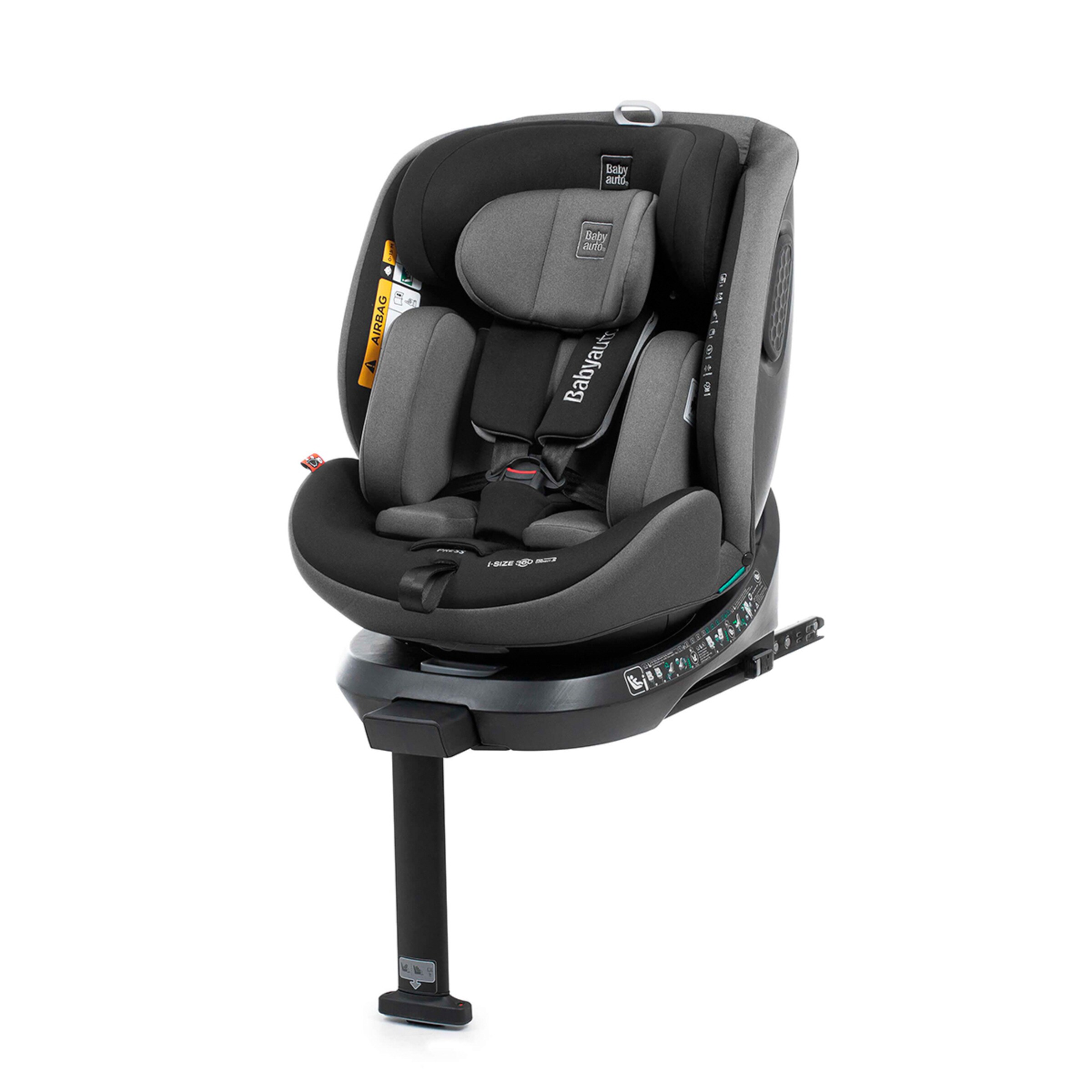 Silla de coche core i fix leg support (40-150cm) Negro-2