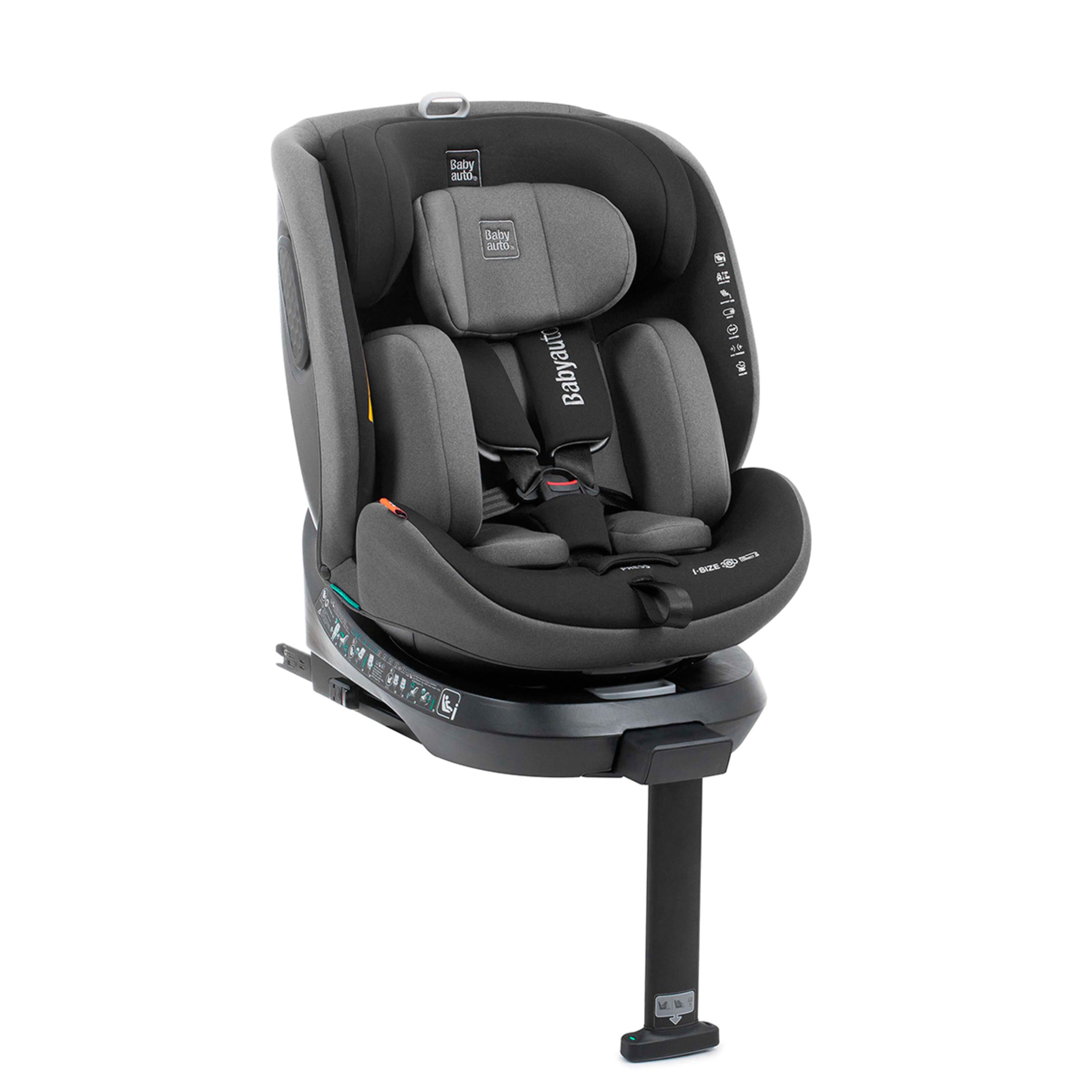 Silla de coche core i fix leg support (40-150cm) Negro-1