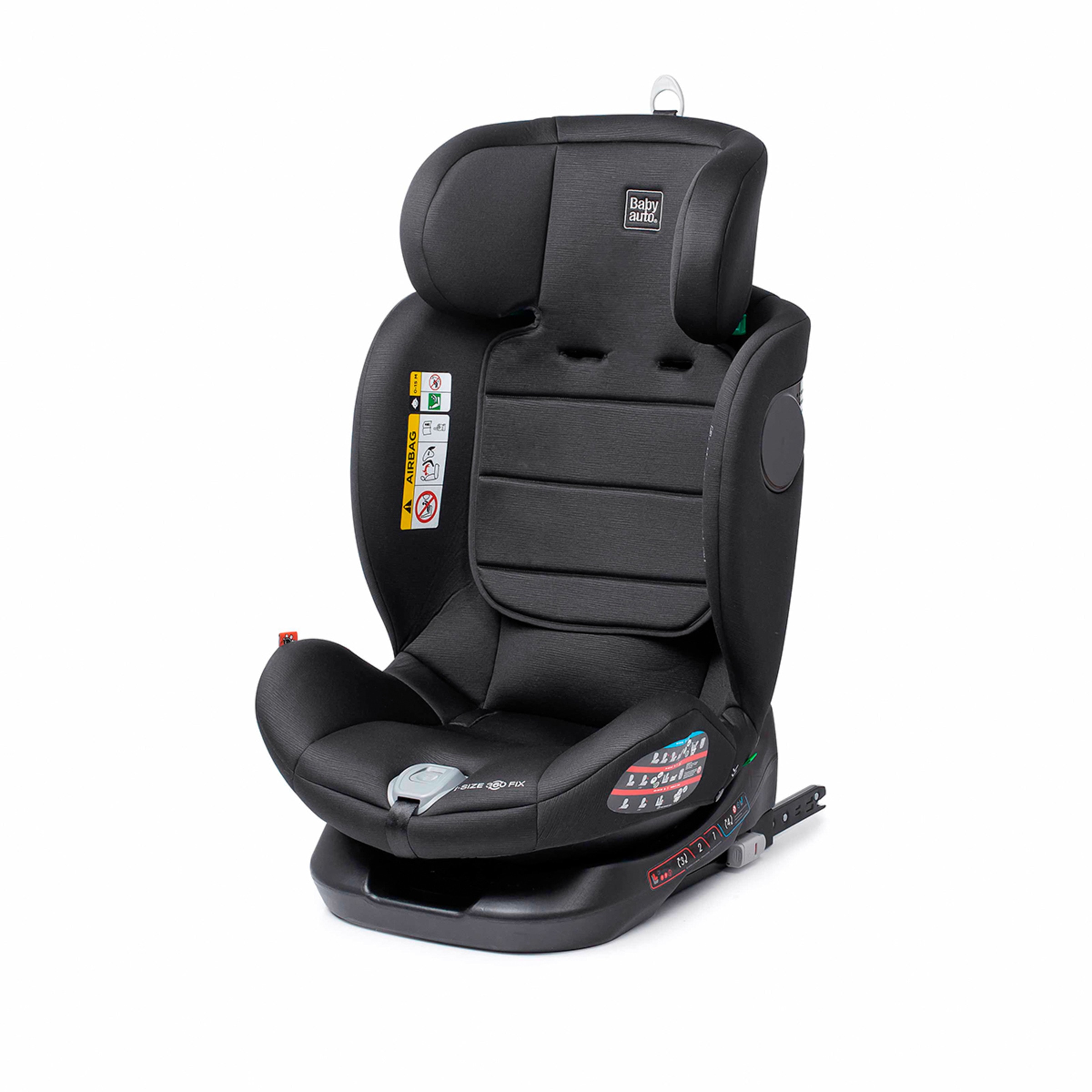 Silla de coche anura fix tt (40-150cm) Negro-3