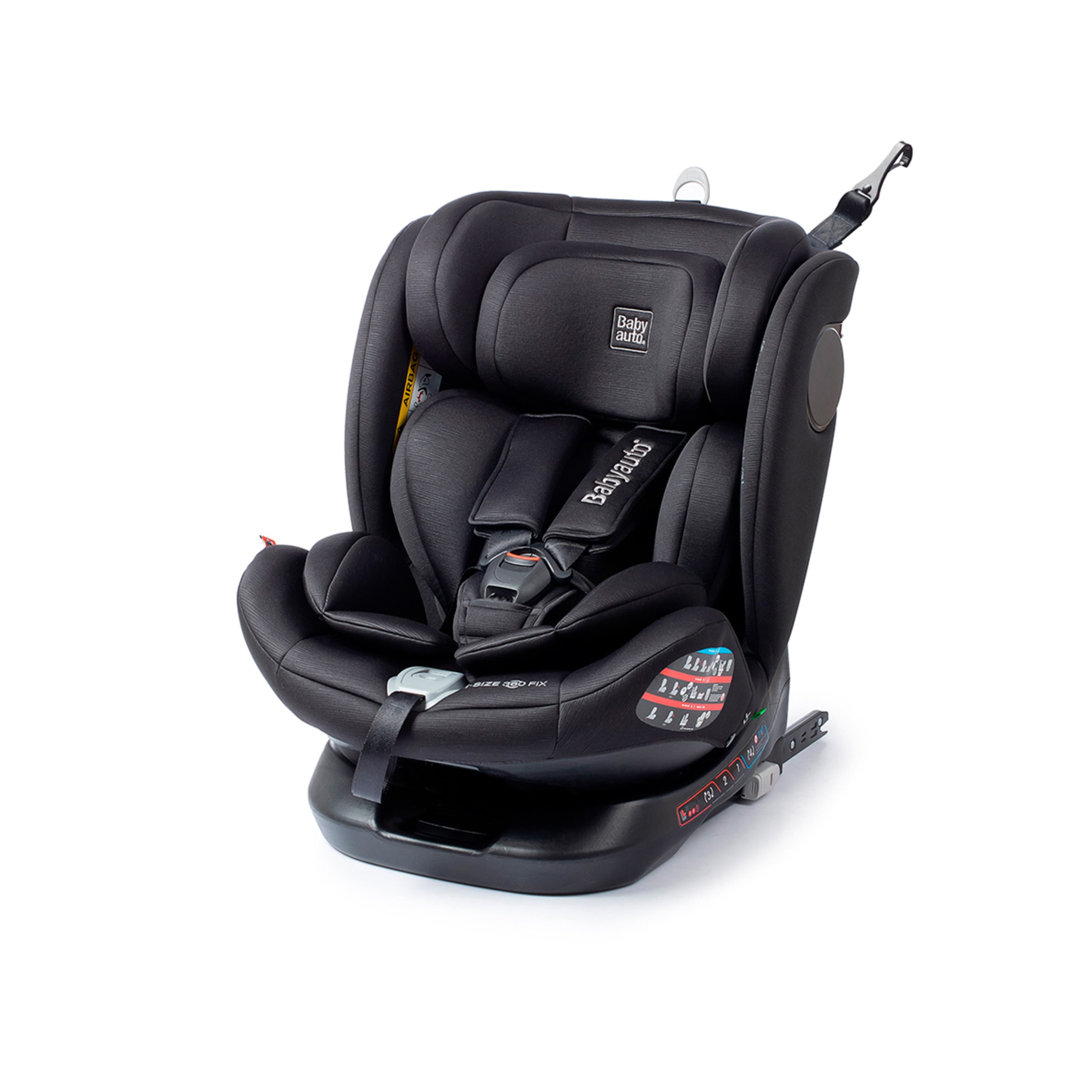 Silla de coche anura fix tt (40-150cm) Negro-1