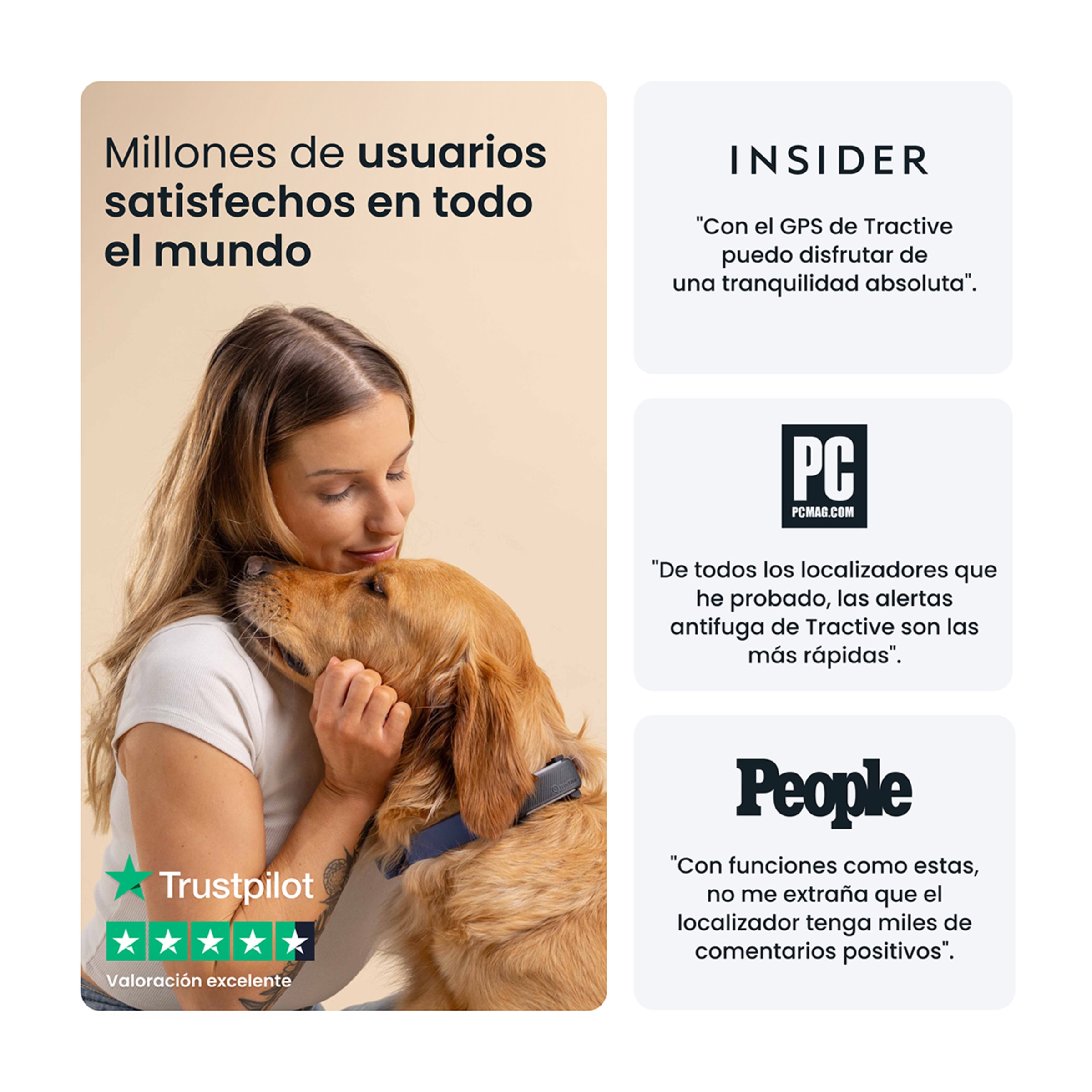 Gps para perros dog 6 Tractive Negro-4