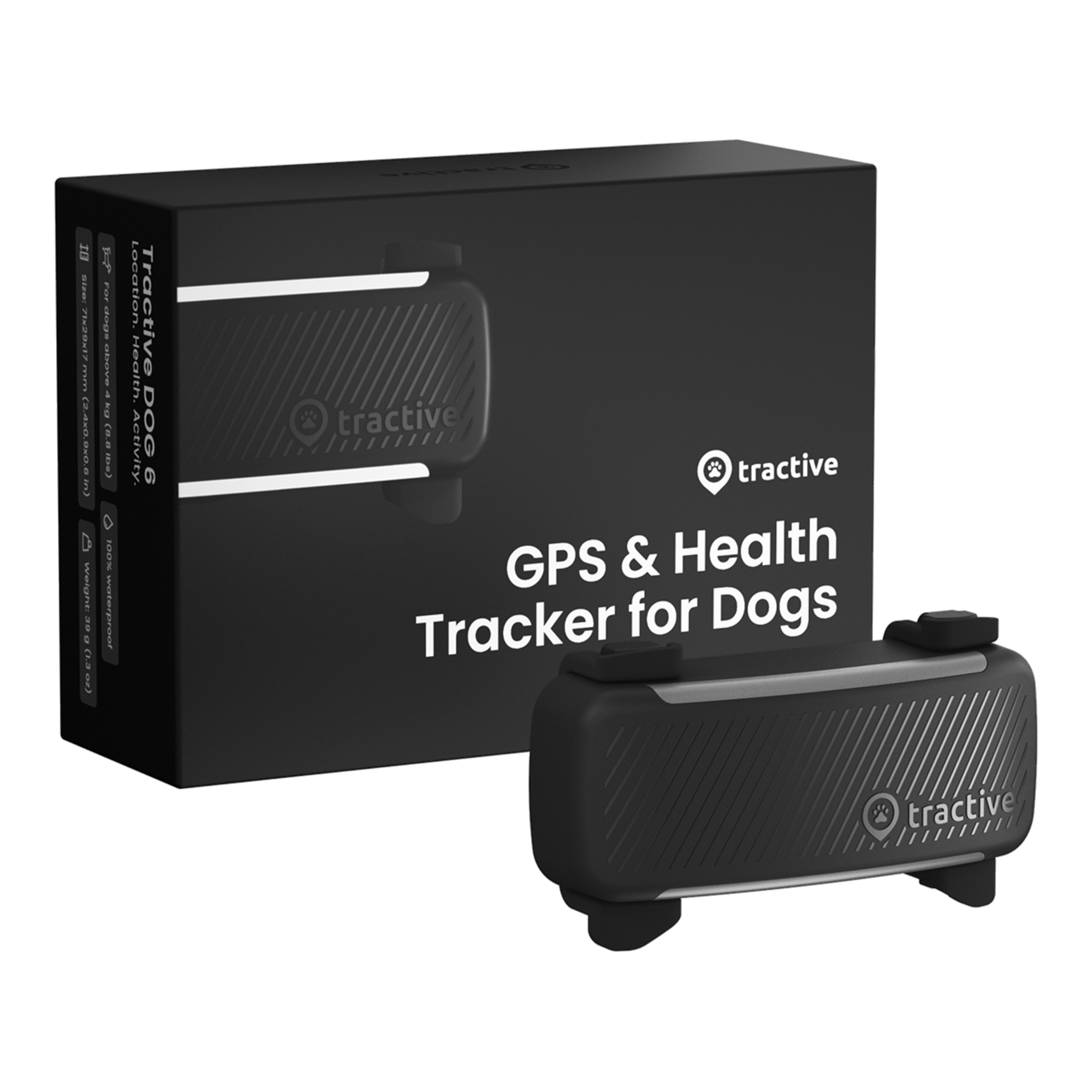 Gps para perros dog 6 Tractive Negro-1