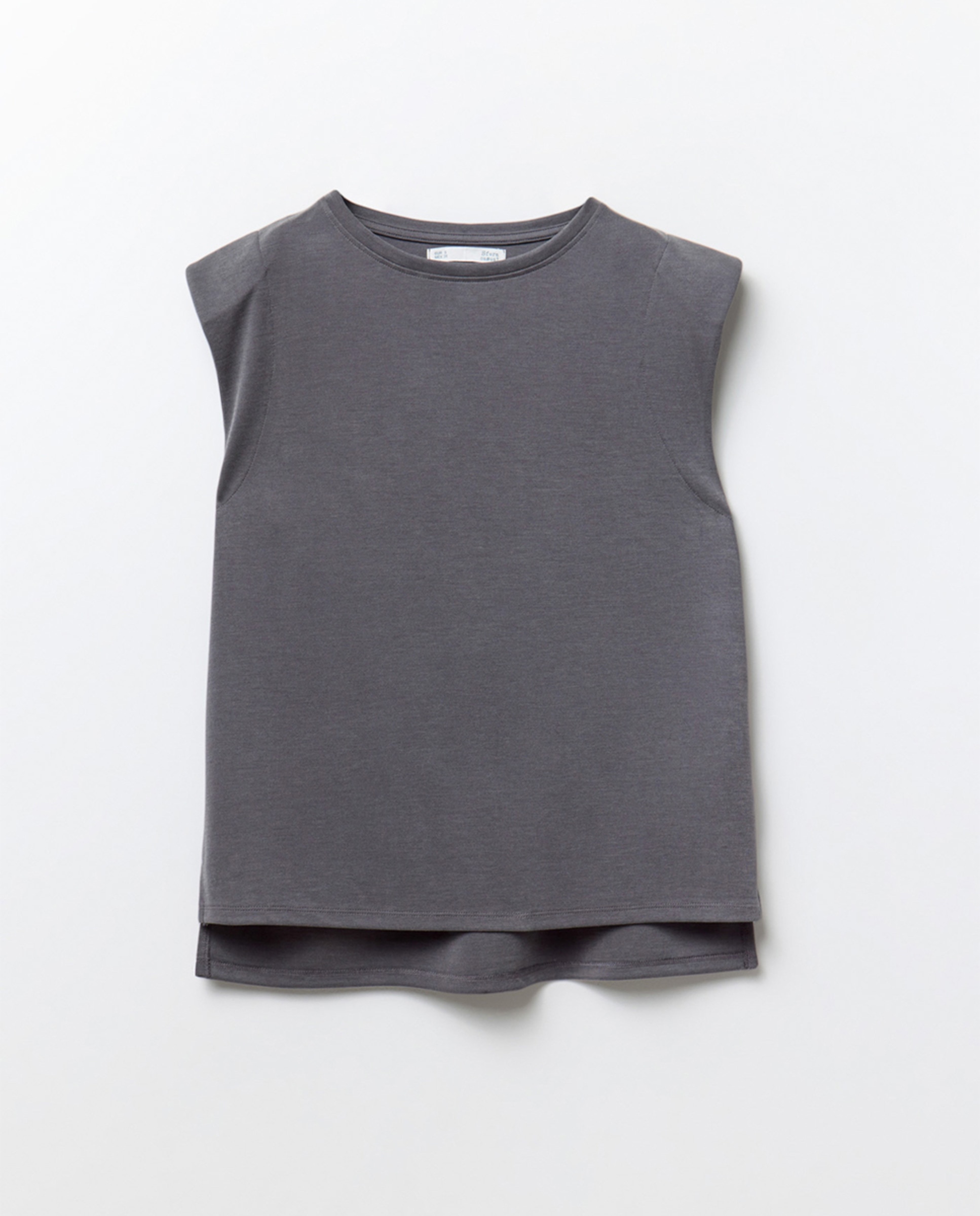 T-shirt Básica Cinzento-escuro-7