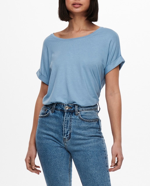 Imagen 0 de Camiseta de mujer manga corta unicolor