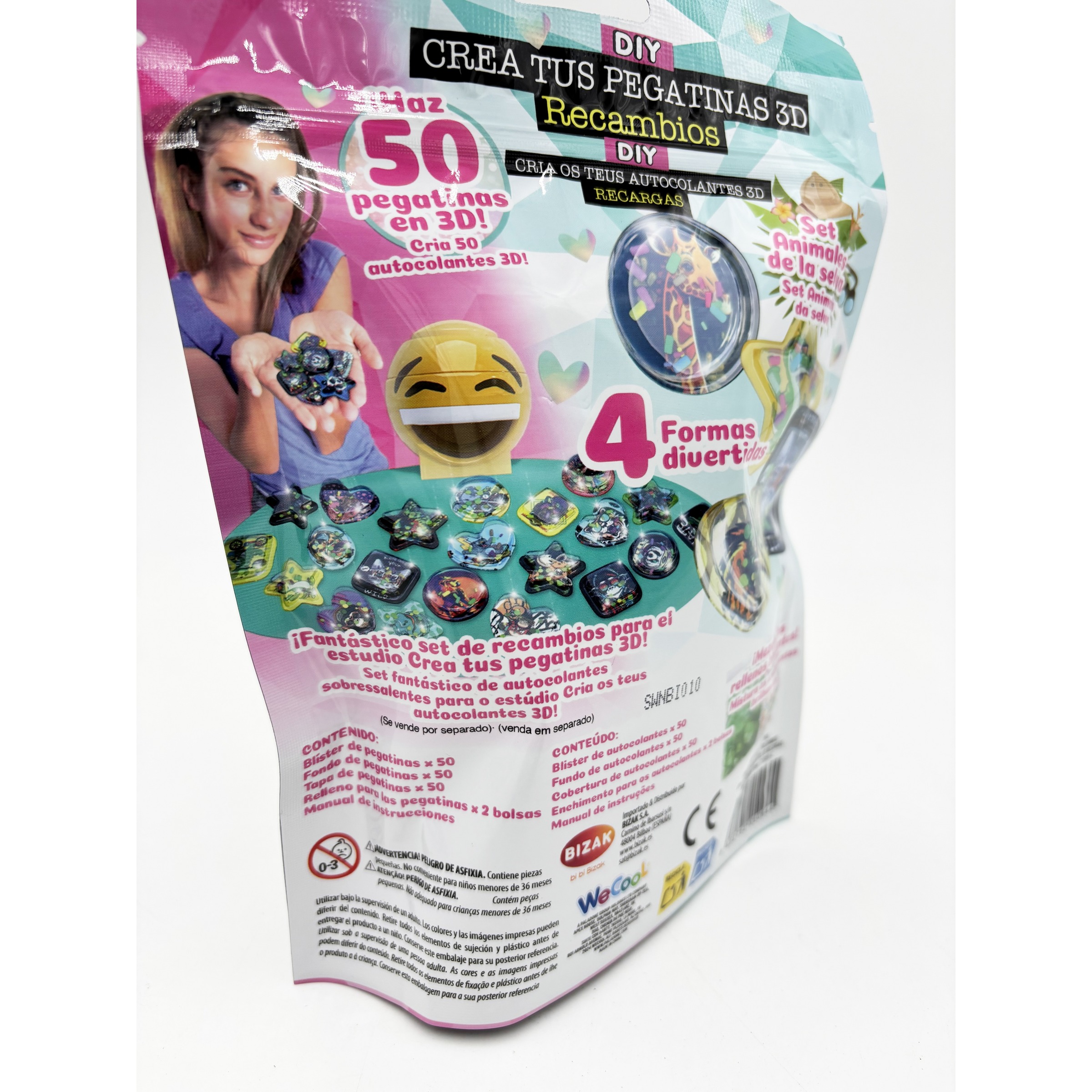 Recambio de pegatinas 3D Safari Bizak 5
