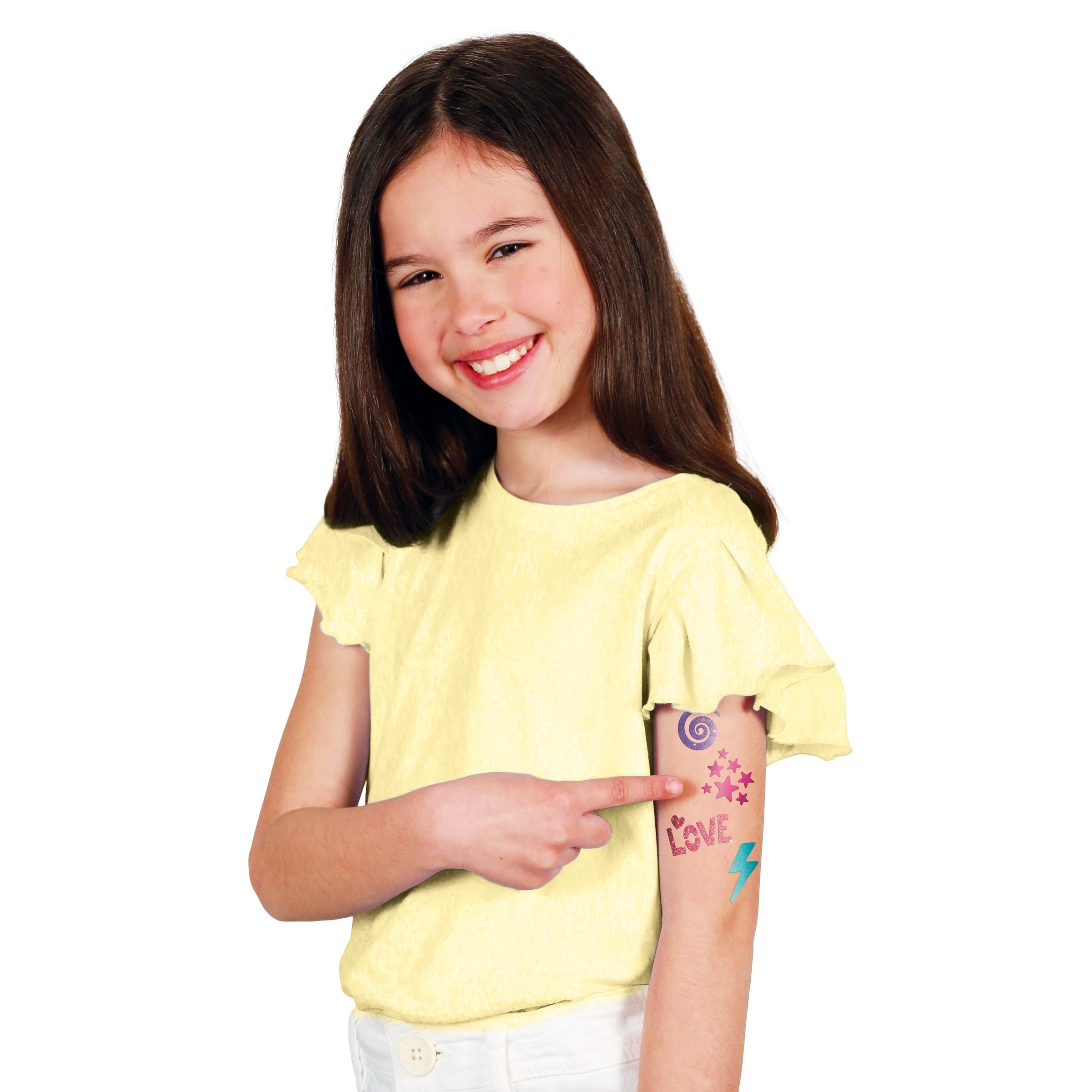 Juego de manualidades Shinetastic Tatto&Go Bizak 12